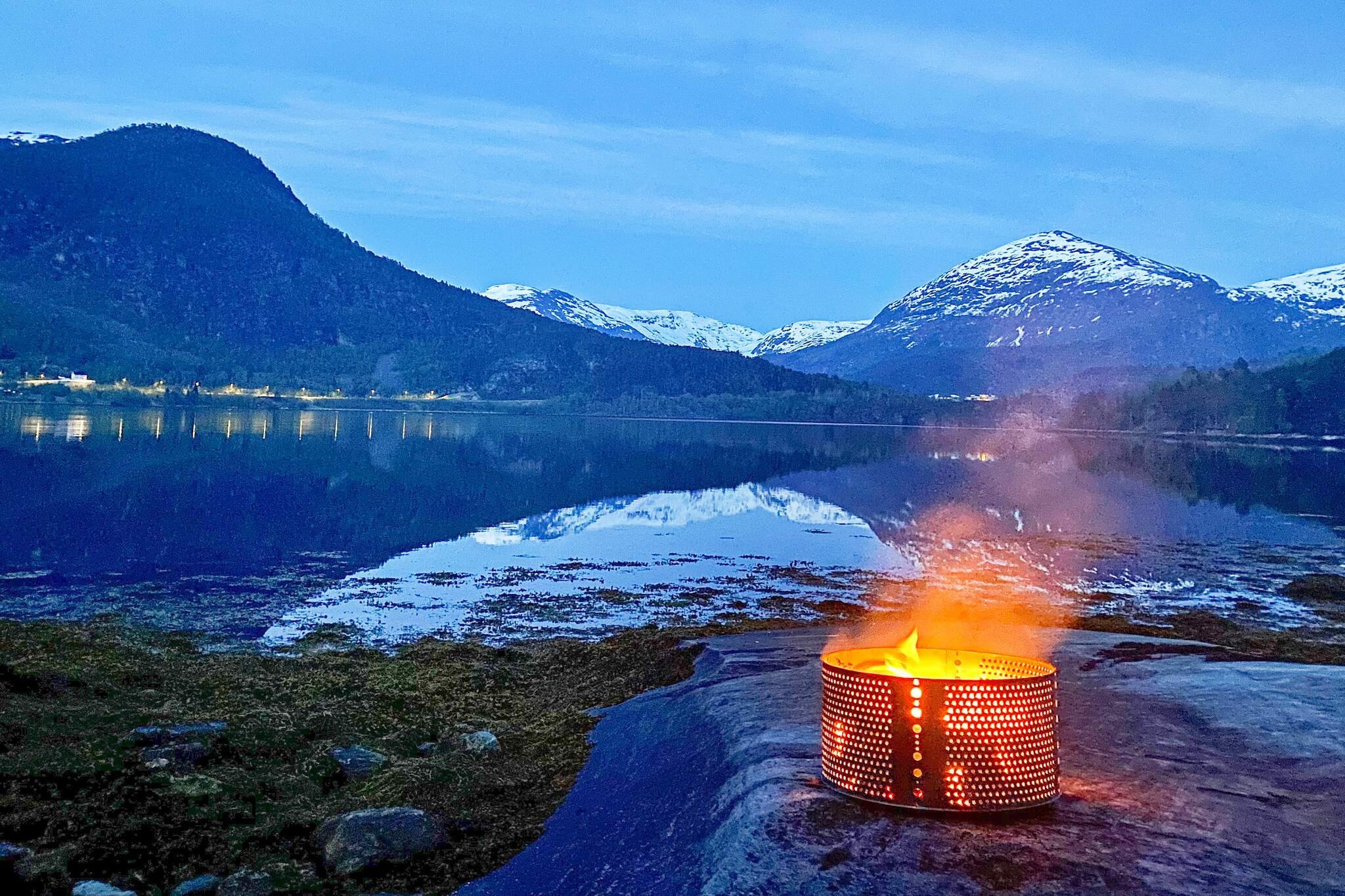 8 Personen Ferienhaus in Austefjorden - Wasserblick