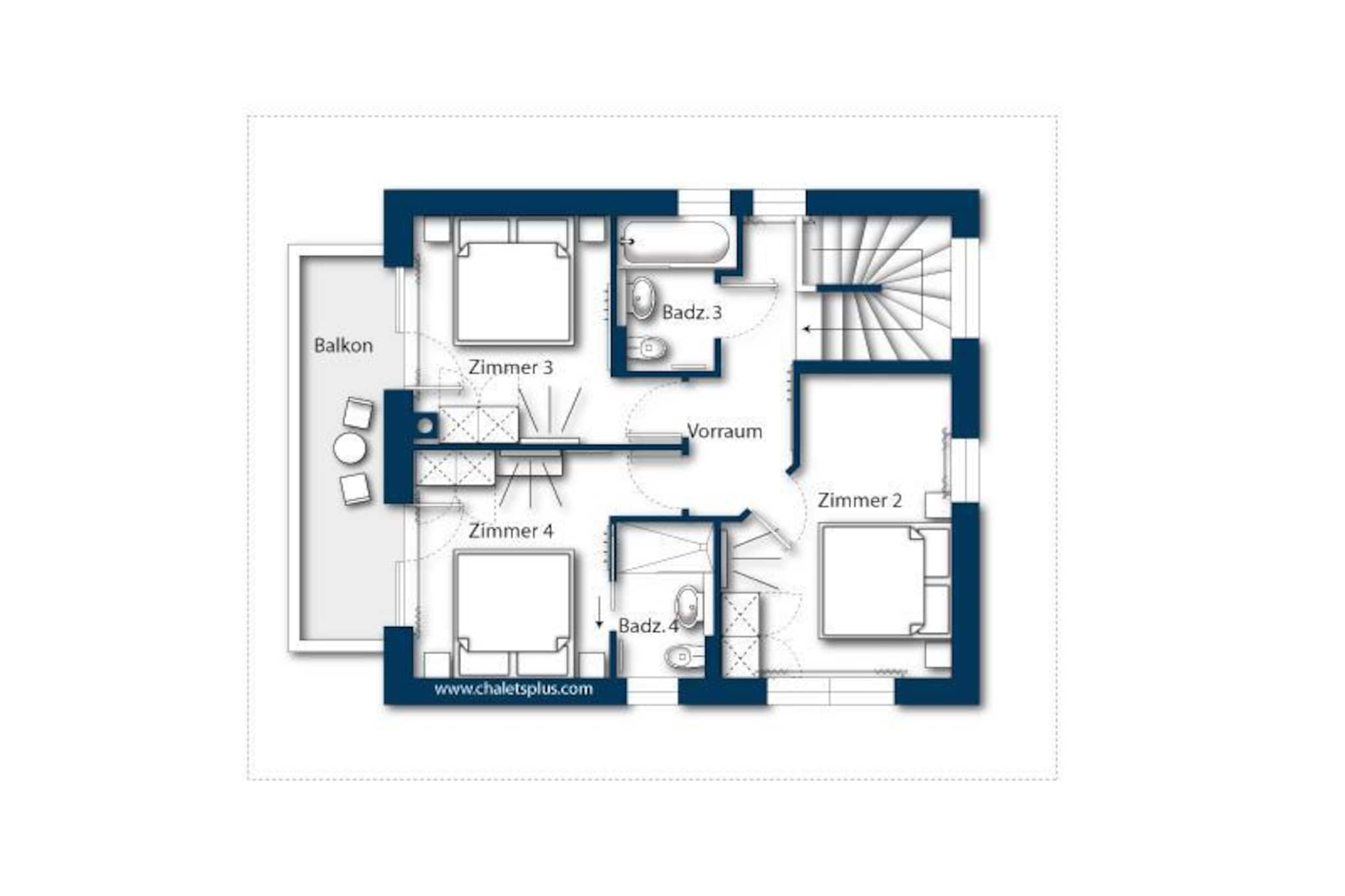 Nationalpark Chalet Gamsmutter-Floor plan