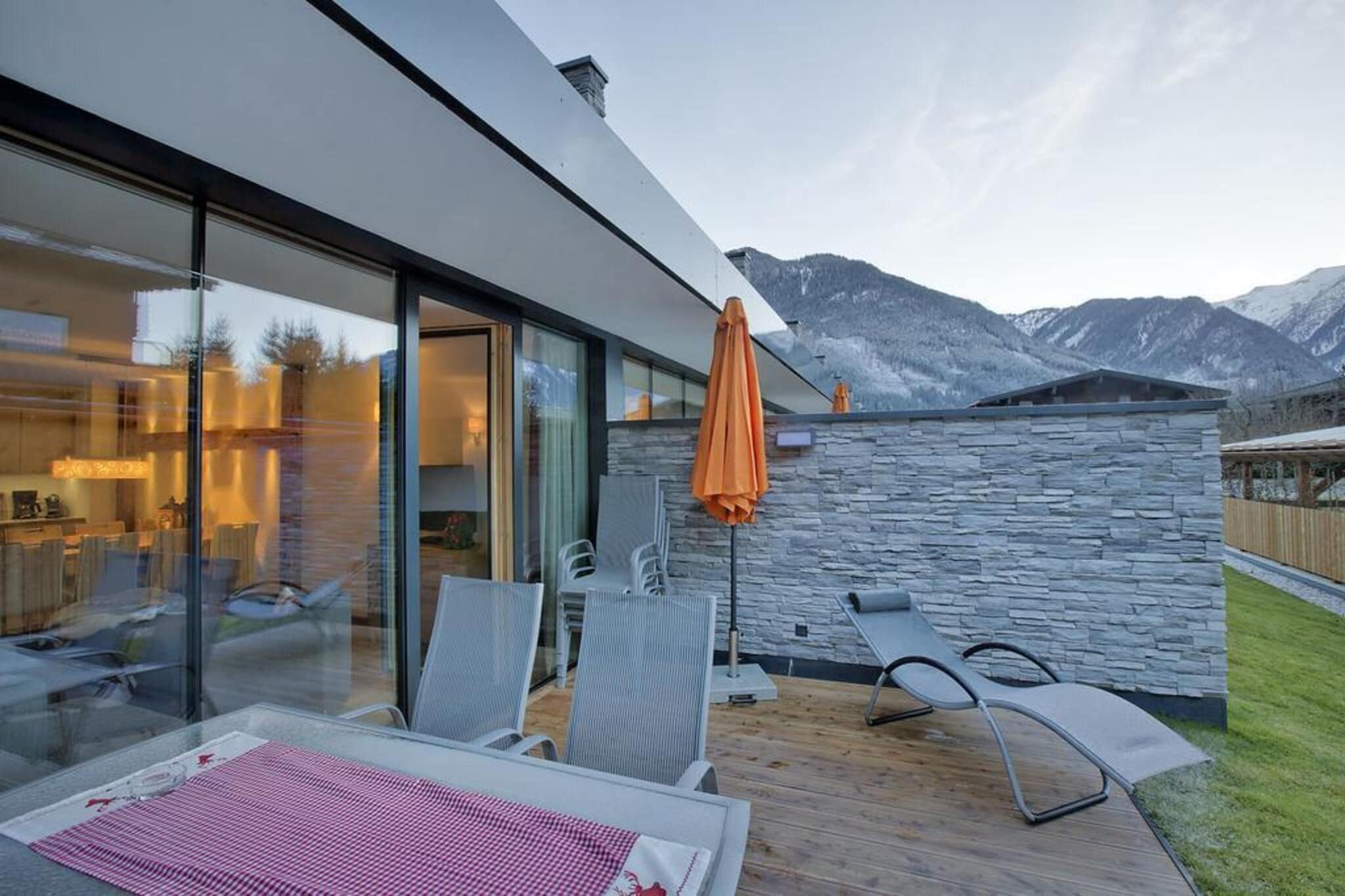 Wildkogel Appartement A - Terrasse / balcon