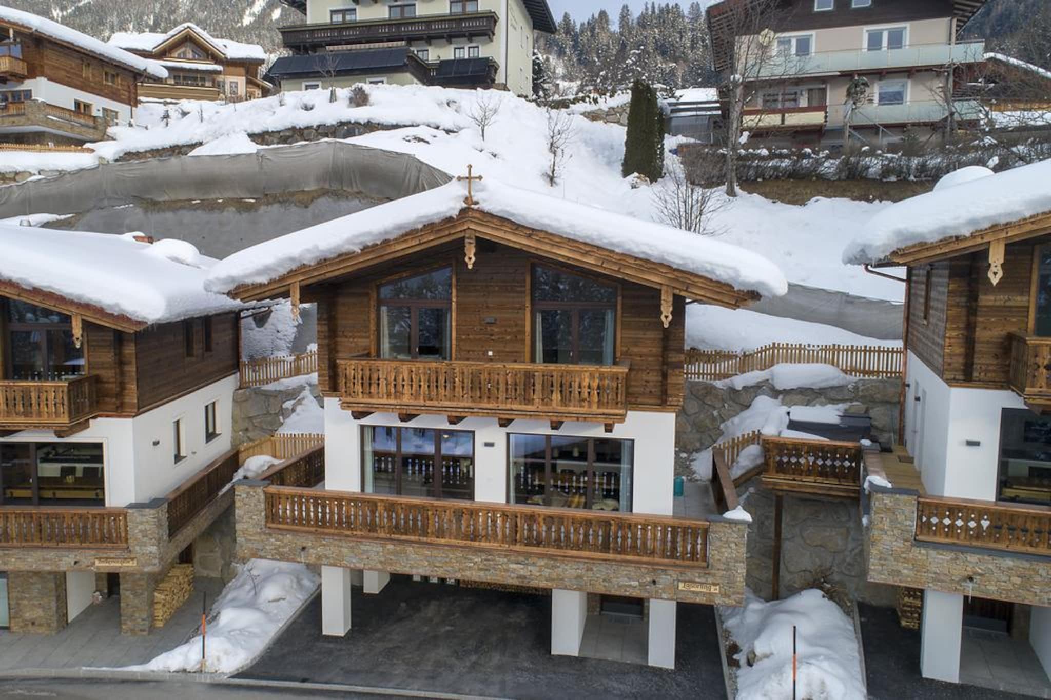 Nationalpark Chalet Lasörling-Exterieur winter