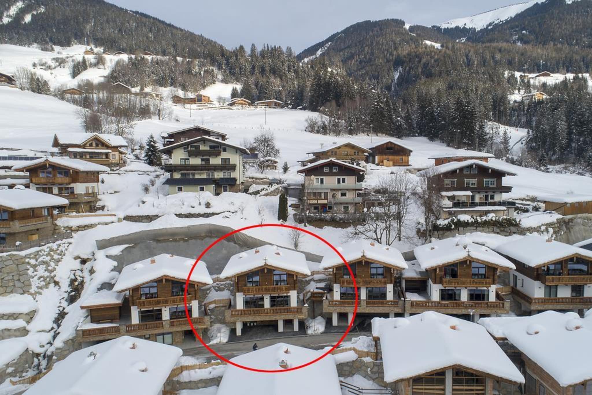 Nationalpark Chalet Lasörling-Exterieur winter