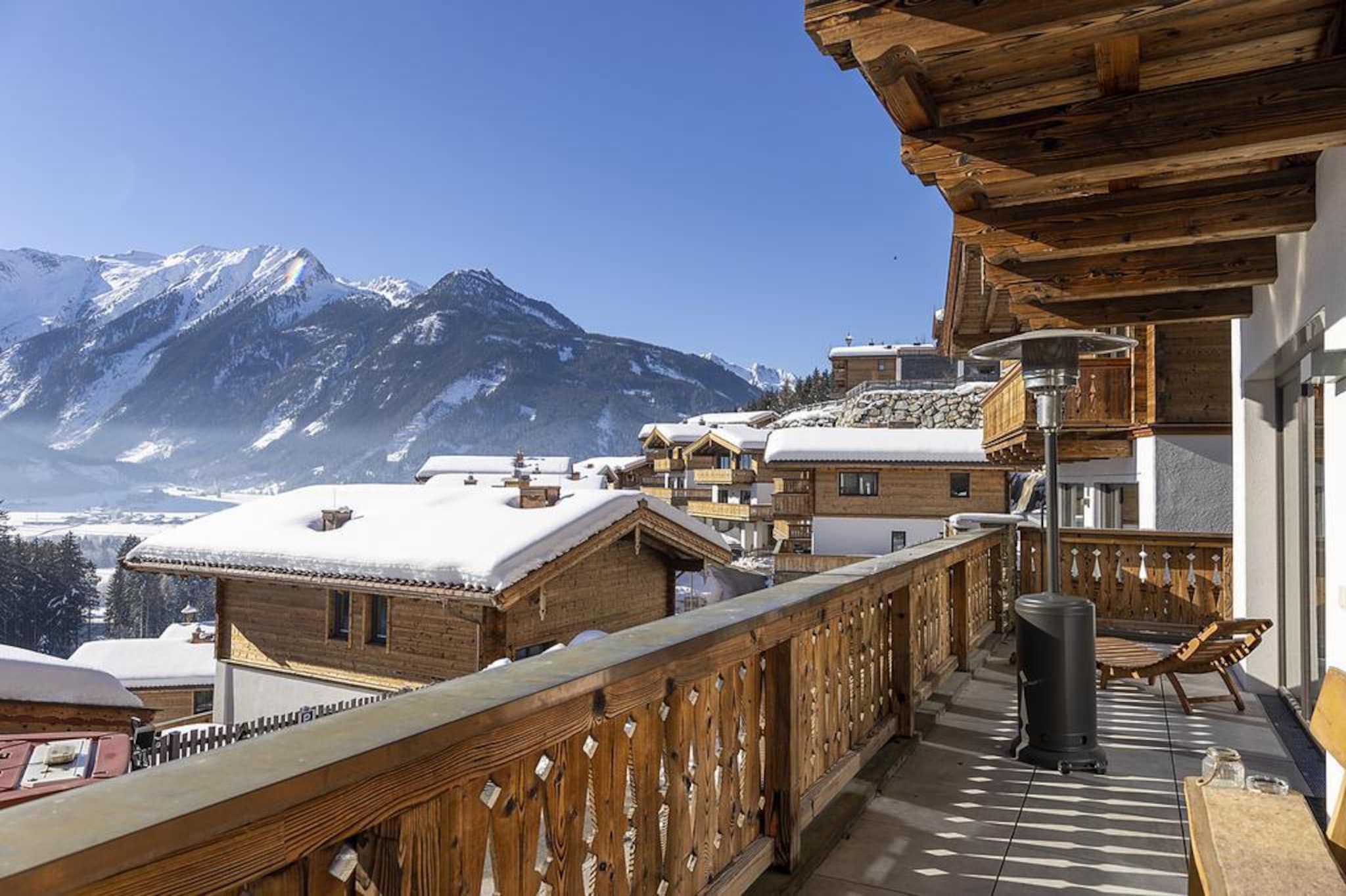 Nationalpark Chalet Lasörling-Uitzicht winter