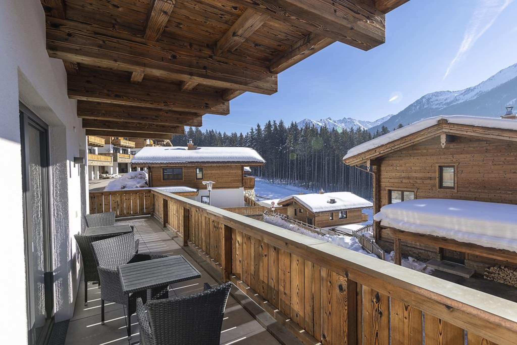 Nationalpark Chalet Lasörling-Uitzicht winter