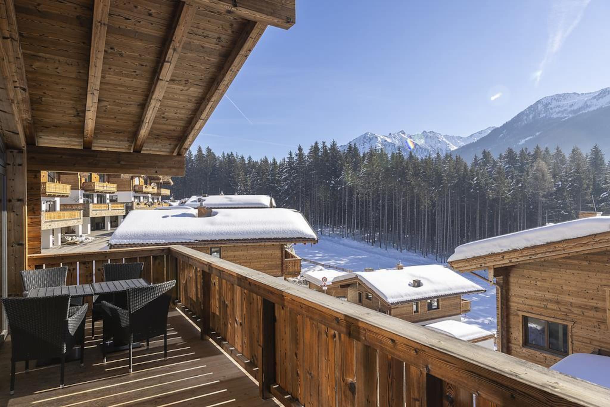 Nationalpark Chalet Lasörling-Uitzicht winter