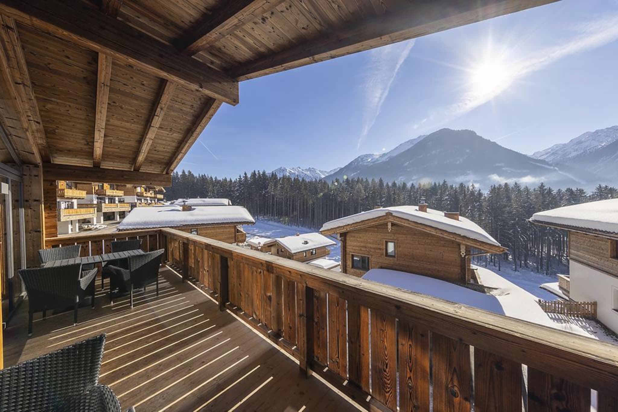 Nationalpark Chalet Lasörling-Uitzicht winter