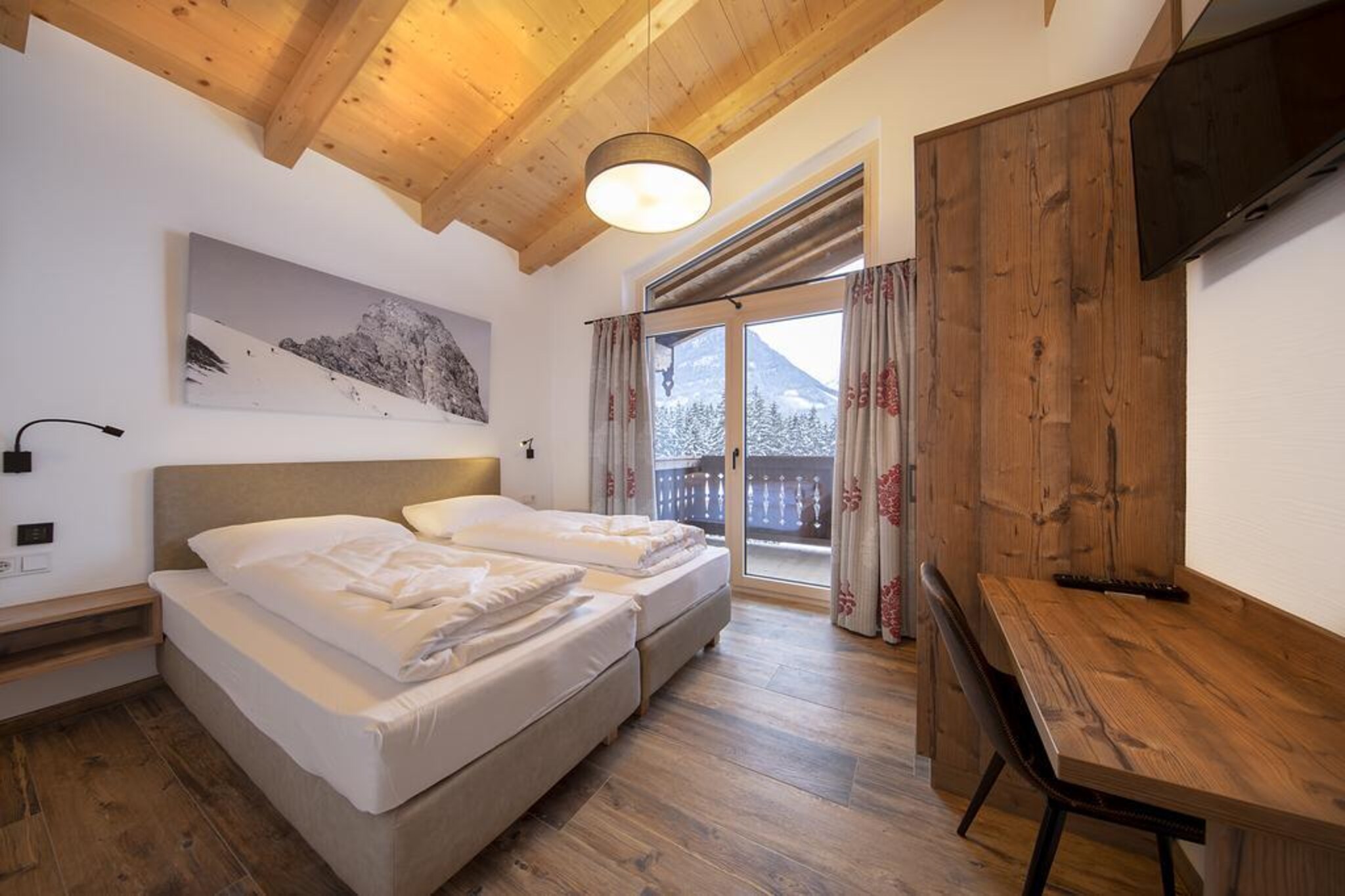 Nationalpark Chalet Lasörling-Slaapkamer