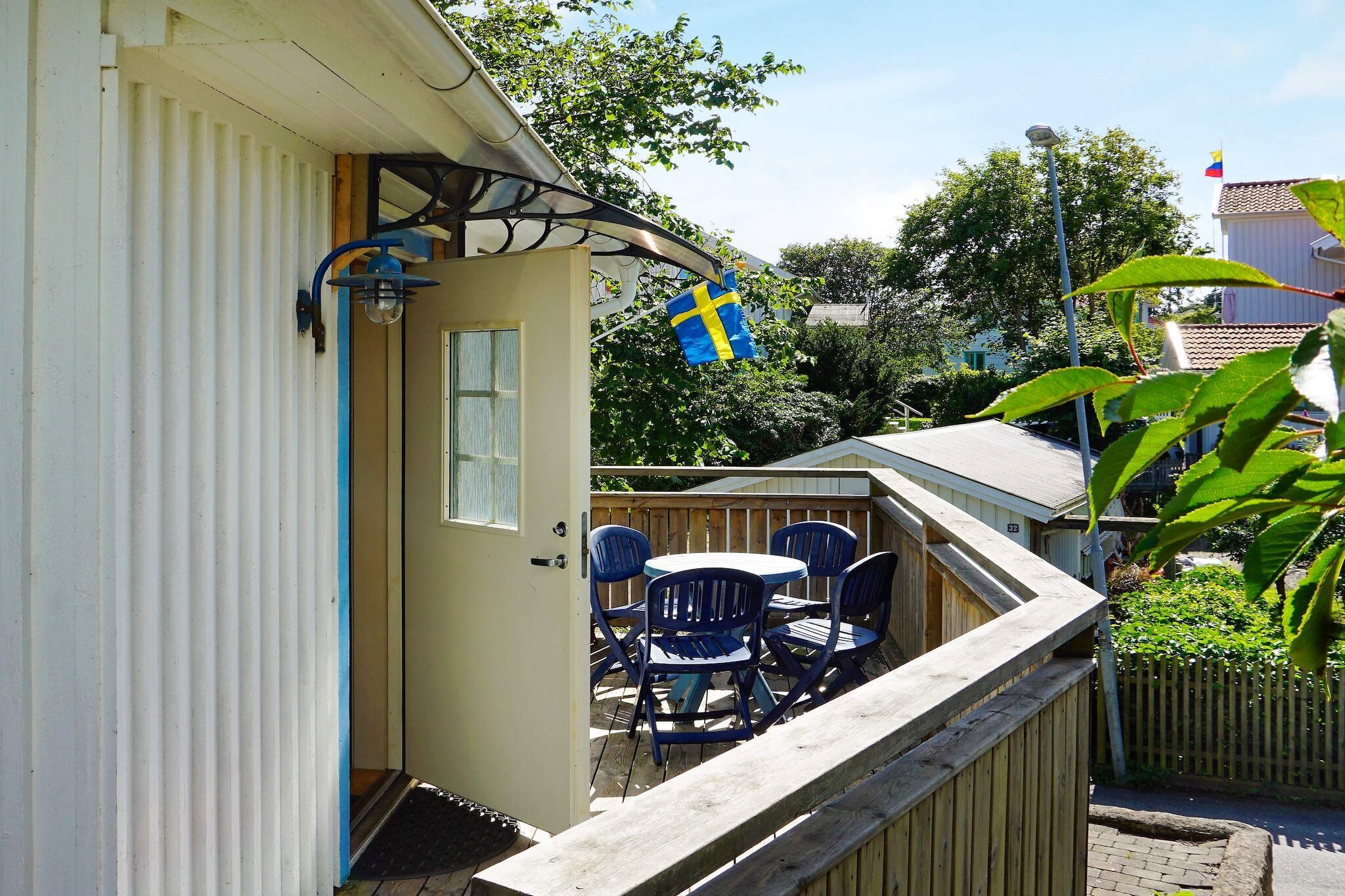 Ruhiger Inselruckzugsort in Foto-By Traum