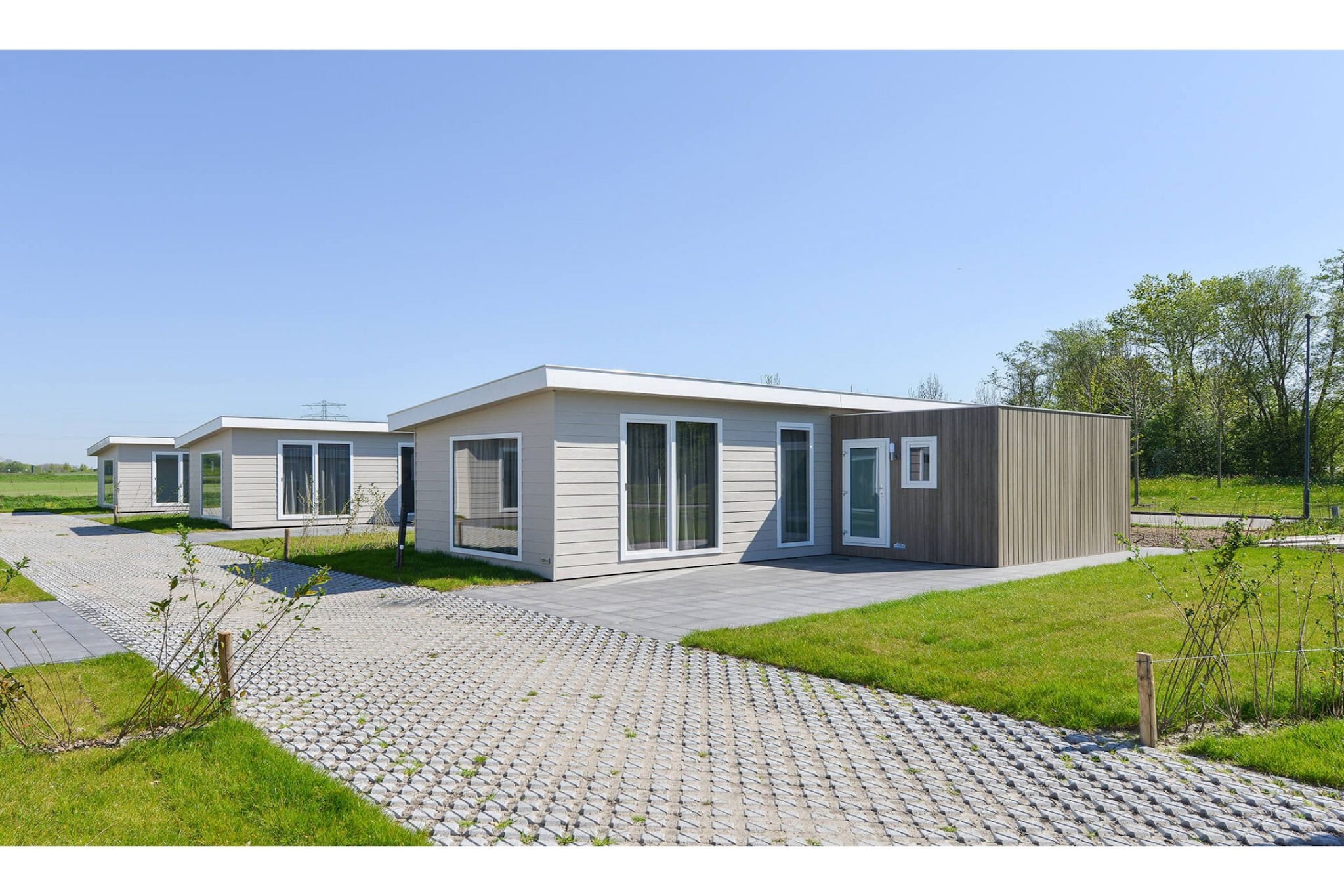 Brand new chalets at 10 minutes from the Oosterschelde