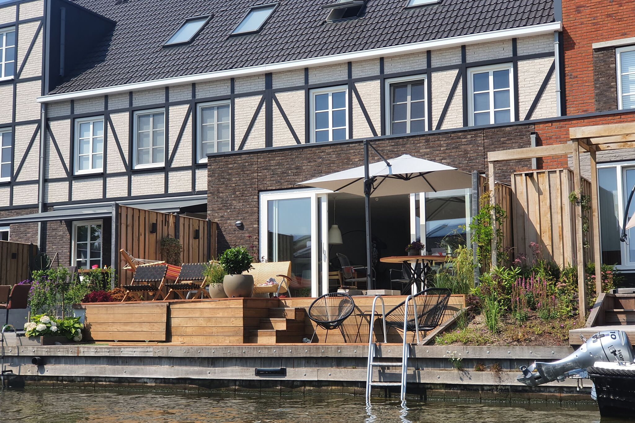 Gezellig vakantiehuis in Alkmaar aan het water