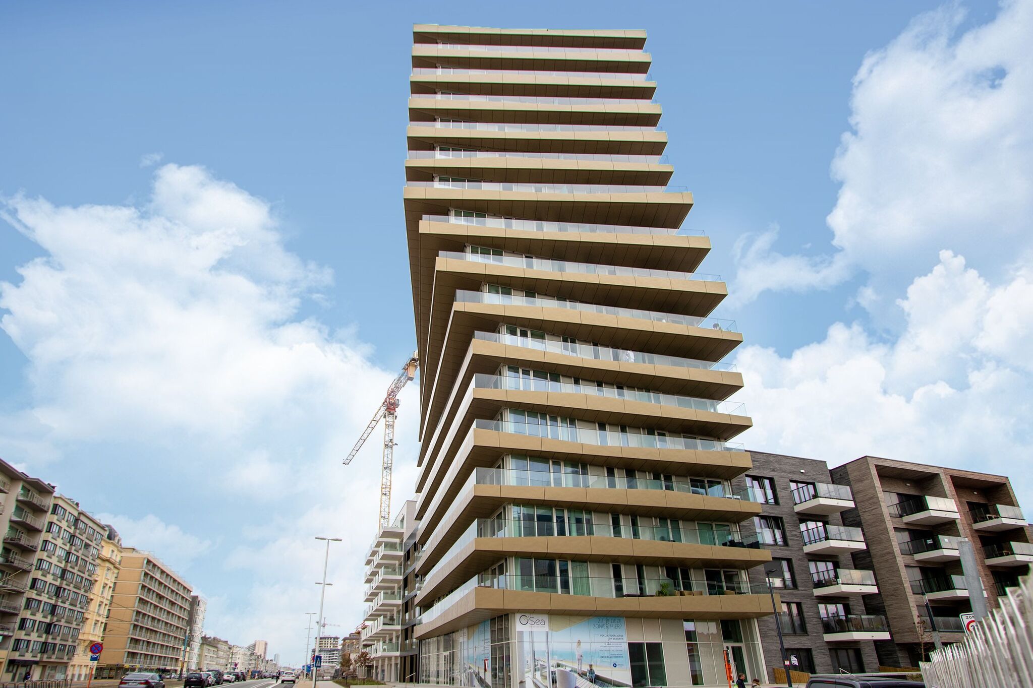 Appartement sophistiqué à Ostende avec vue sur la mer