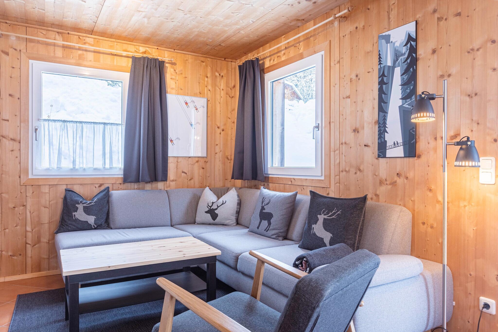 Alpendorf Dachstein West 6-Woonkamer