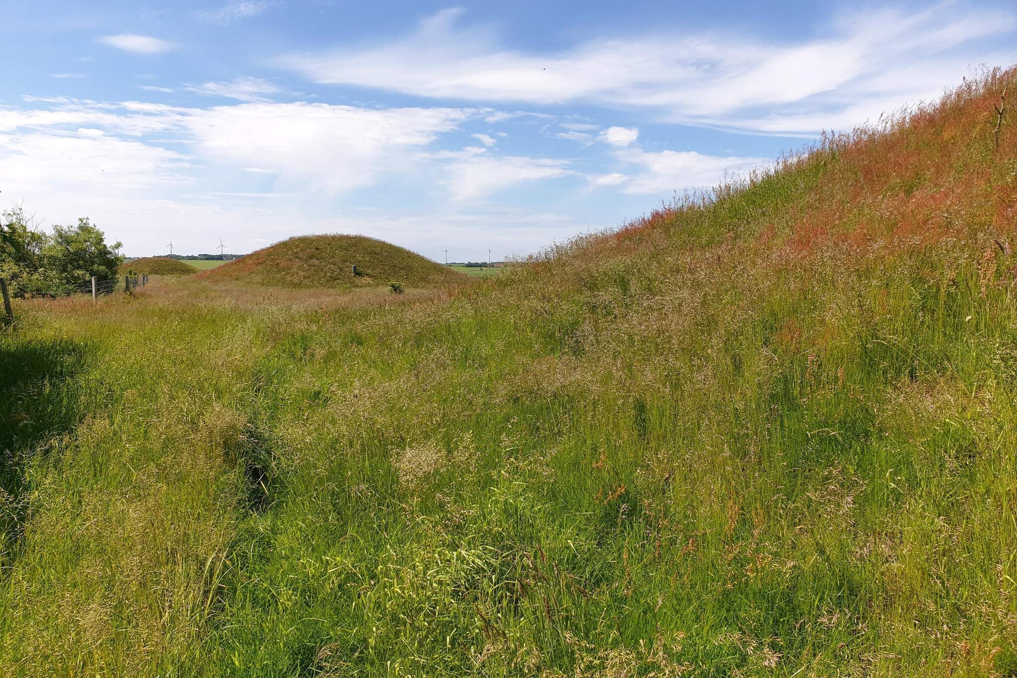 Internet Access DSL, open kitchen(cooker(electric), hood, coffee machine, microwave, dishwasher, fridge(+ freezer)), Living/bed room(TV(cable, german television channels, danish TV channels (DR1 and TV2)), DVD player, Blu-ray player, radio, high chair), bedroom(2x single bed, cot), bedroom(2x single bed), bedroom(double bed, 4x bunk bed), bathroom(tumble dryer, bathtub or shower, washbasin, toilet, washing machine), bathroom(bathtub or shower, washbasin, toilet), game computer, Bubble bath(indoor, heated, 2 persons), sauna(indoor, heated, 2 persons), balcony, heating(electric), terrace, garden, BBQ, table tennis table, football goal, billiards, solar energy, air to air heatpump