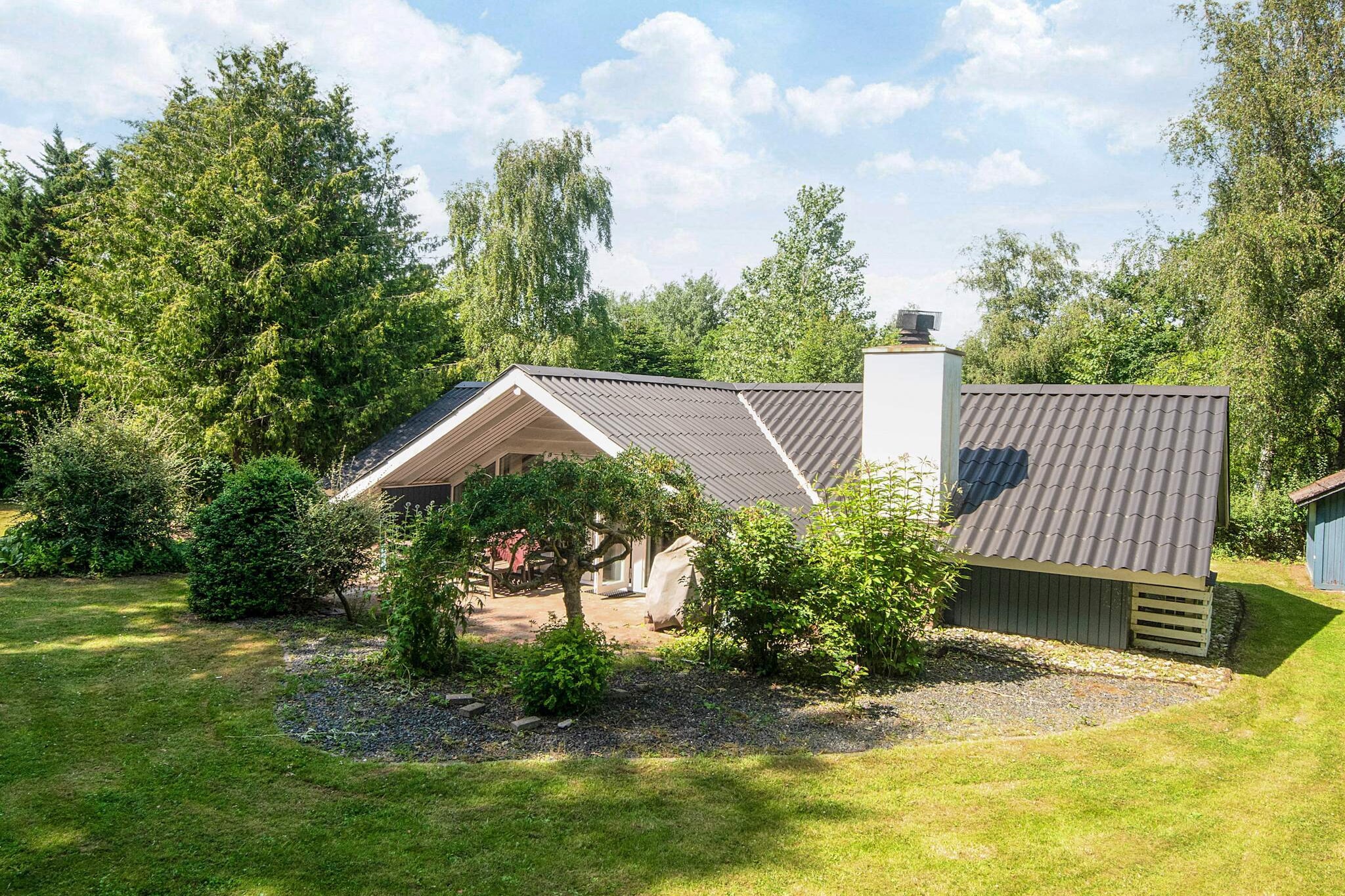 Afgelegen oase bij Kvie-meer-By Traum