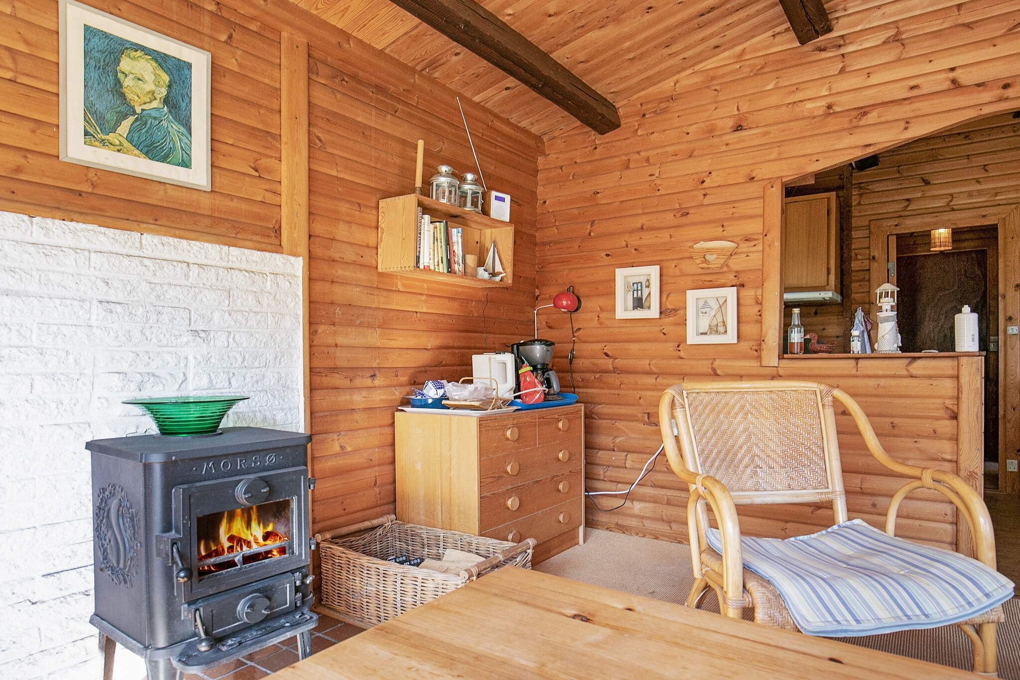 Within walking distance to the sea at Gedesby is this simply furnished and simple cottage for the small family. The cottage contains an open kitchen, dining area and living room. In the living room there is a wood burning stove, which can heat the whole house. There are two bedrooms. It is a retro house where you are close to nature and the beach. Exit from the living room to the garden and natural plot of approx. 1,000 m2, where you can enjoy the sun. There is a barbecue for the good summer evenings. Not for rent to youth groups.
A refundable deposit might be charged closer to your check-in date. This deposit covers utilities consumed during your stay and any additional services that may be taken. The final amount will be adjusted based on actual meter readings, actual usage of extra services, and any remaining balance will be refunded within 21 days after checkout.