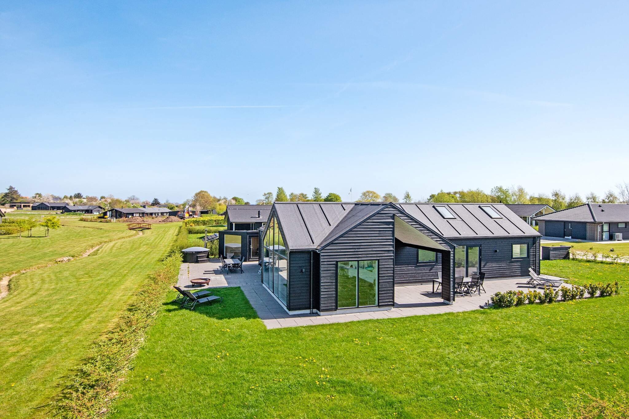 10 persoons vakantie huis in Odder - Buitenlucht