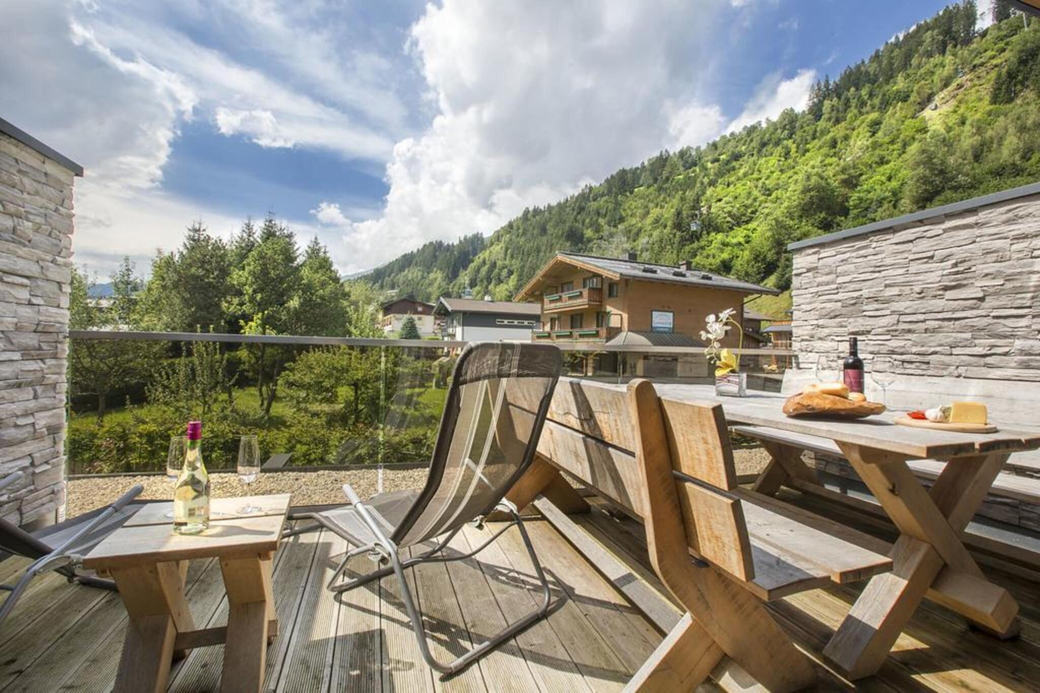 Wildkogel Appartement C - Terrasbalkon