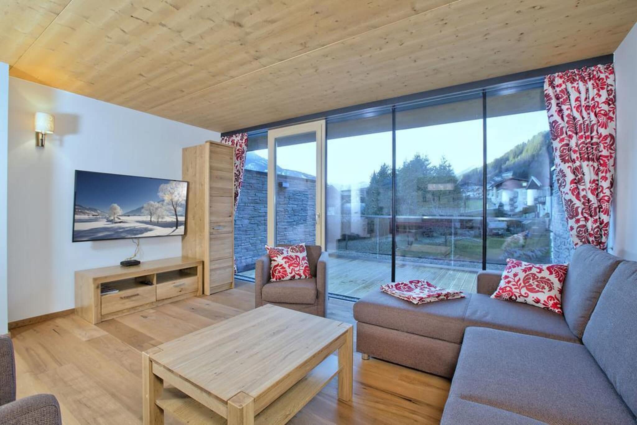 Wildkogel Appartement C - Woonkamer