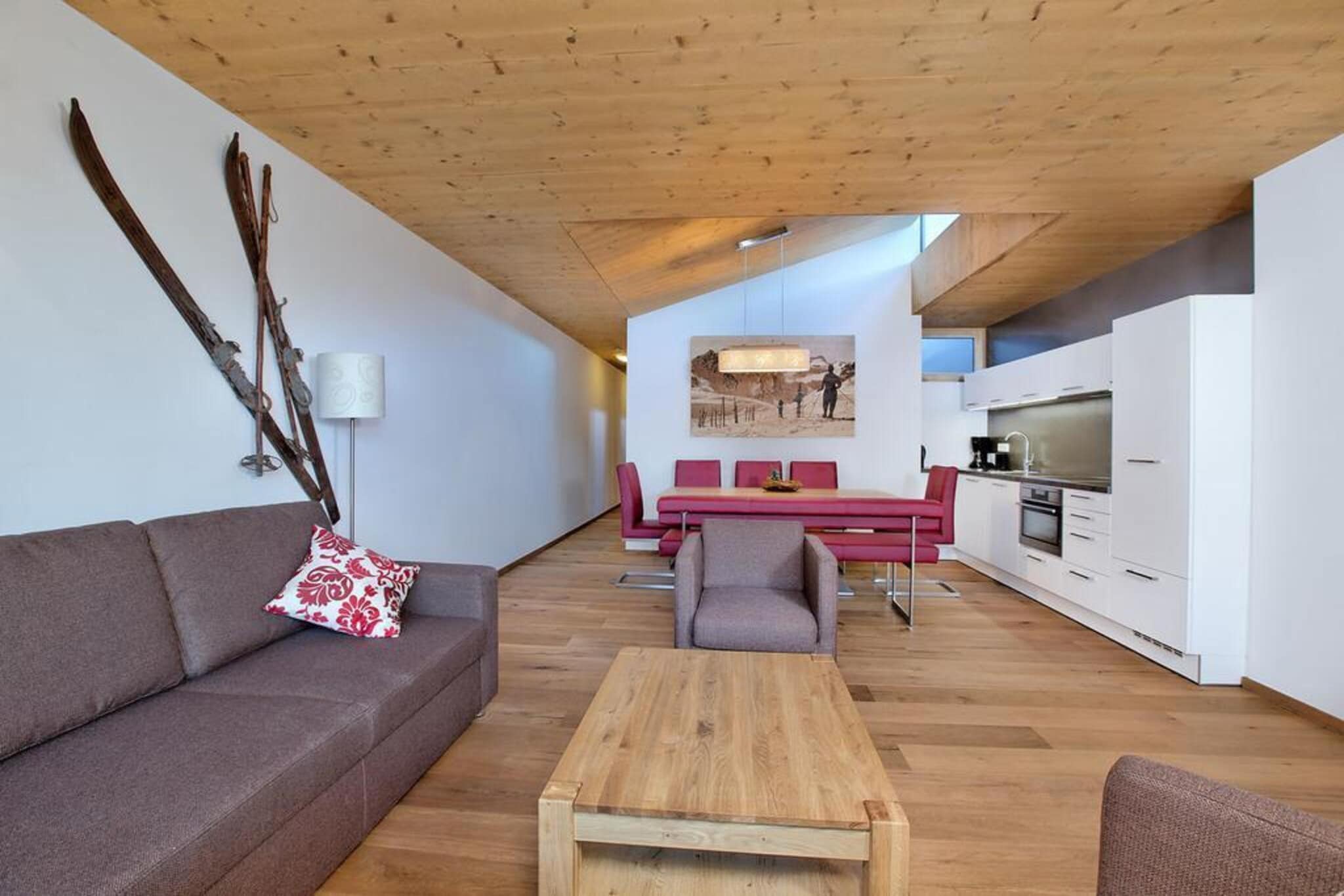 Wildkogel Appartement C - Woonkamer