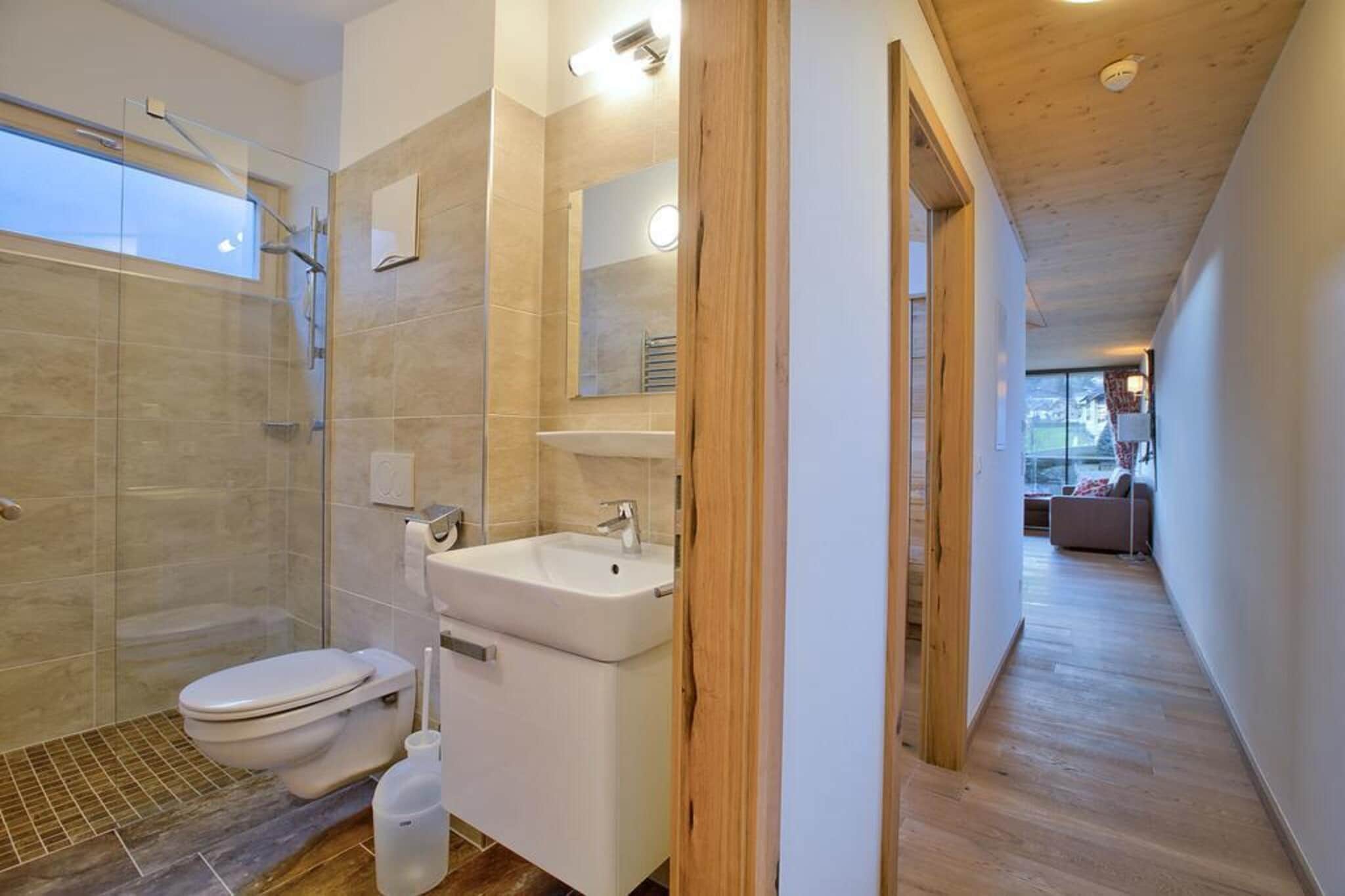 Wildkogel Appartement C - Badkamer