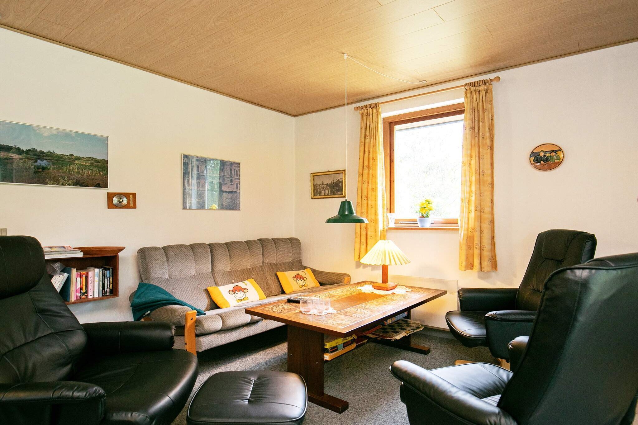 Holiday home located in scenic surroundings on a plot with a large lawn and walking distance to Danzigmann beach at Ã˜sterby with the high dunes and the completely unique open heath landscape. The cottage is furnished with two good bedrooms and a nice bathroom, open kitchen with dining area and living room with wood stove and heat pump. From the living room there is access to a covered terrace, where you can enjoy the tranquility and nature and wildlife up close.

A refundable deposit might be charged closer to your check-in date. This deposit covers utilities consumed during your stay and any additional services that may be taken. The final amount will be adjusted based on actual meter readings, actual usage of extra services, and any remaining balance will be refunded within 21 days after checkout.