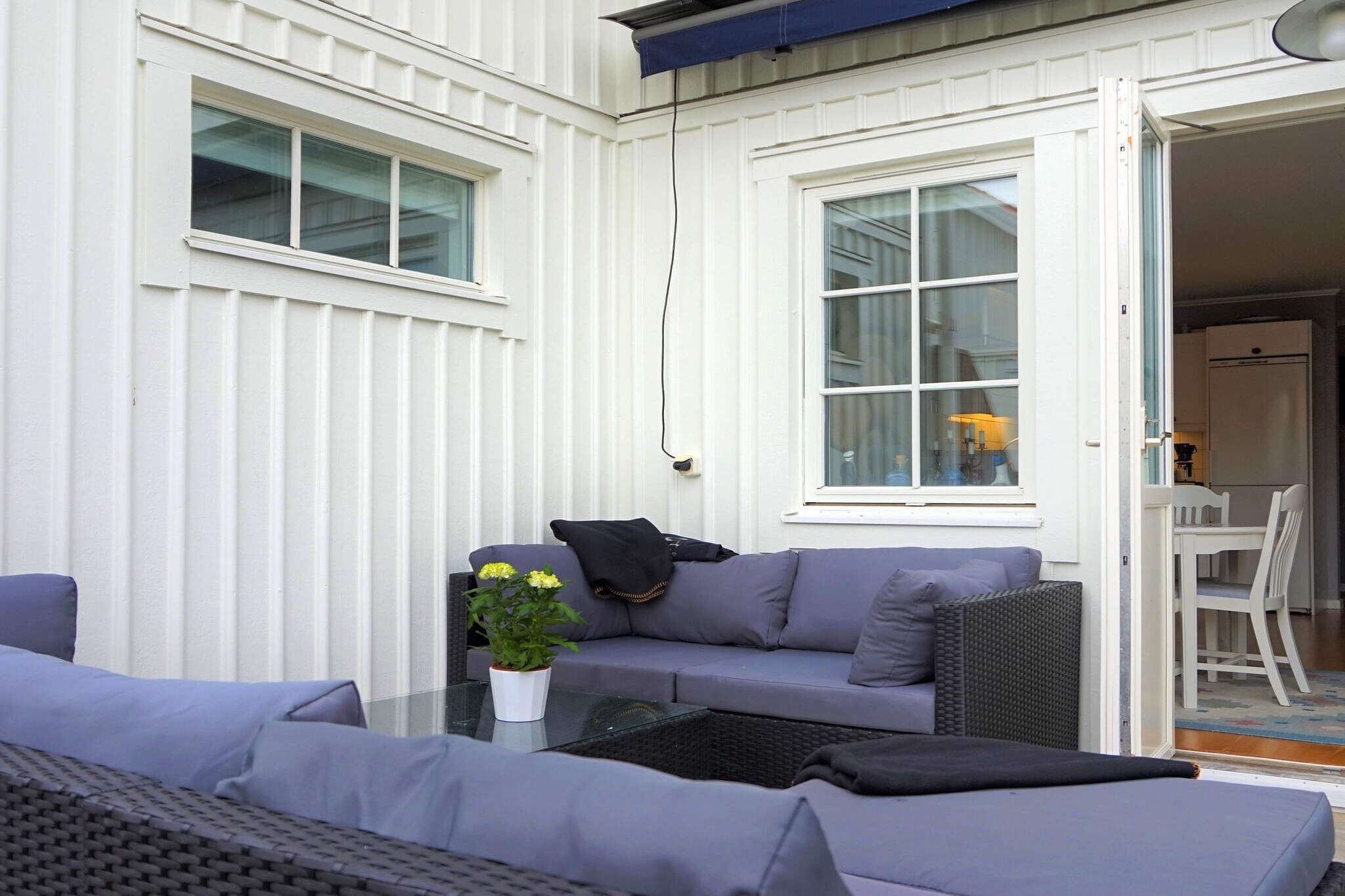 Large kitchen(cooker(electric), hood, coffee machine, waffle iron, microwave, dishwasher, fridge-freezer, high chair), Living/bed room(TV(cable), DVD player, radio, CD player), bedroom(double bed), bedroom(2x single bed), bedroom(2x single bed), bathroom(washbasin, shower, toilet, washing machine), sauna(indoor, heated), heating(electric), garden, parking