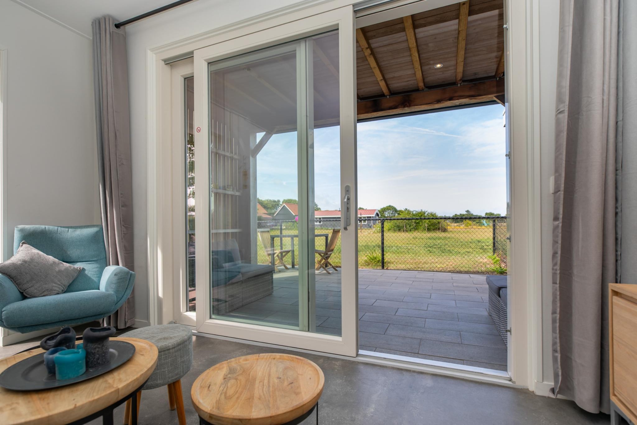 Vakantiehuis Groeneweg 3 'Jikkemien-Terrace balcony