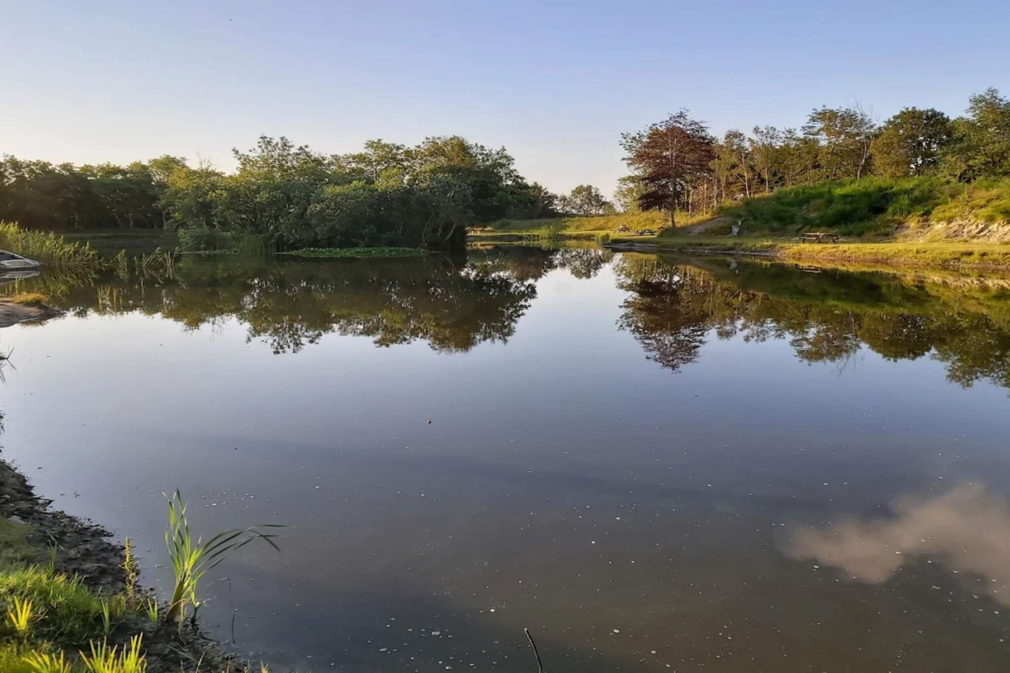 Rustiek toevluchtsoord bij Hemmet Strand-By Traum-Waterzicht