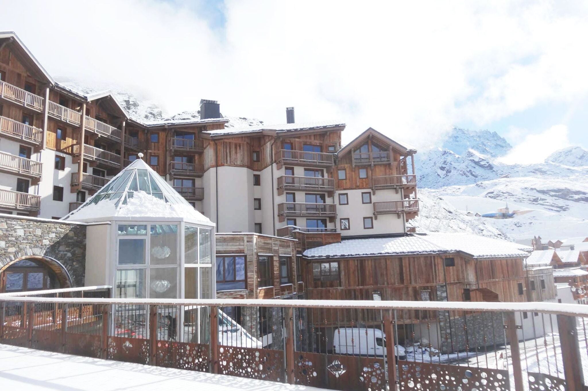 Zeer luxe résidence bij de piste in het wintersportparadijs Val Thorens