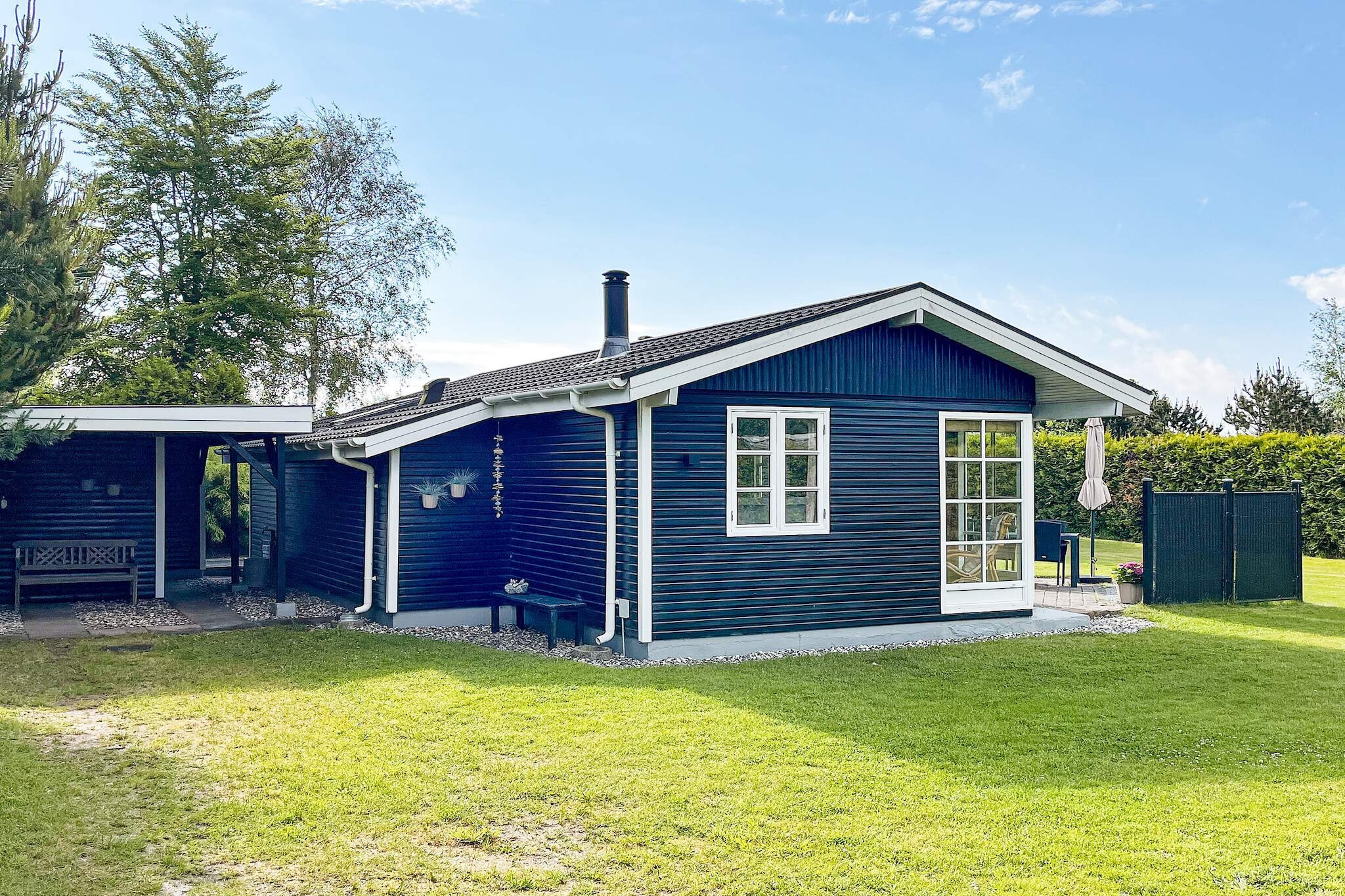Vakantiehuis in Hadsund met terras - Buitenlucht