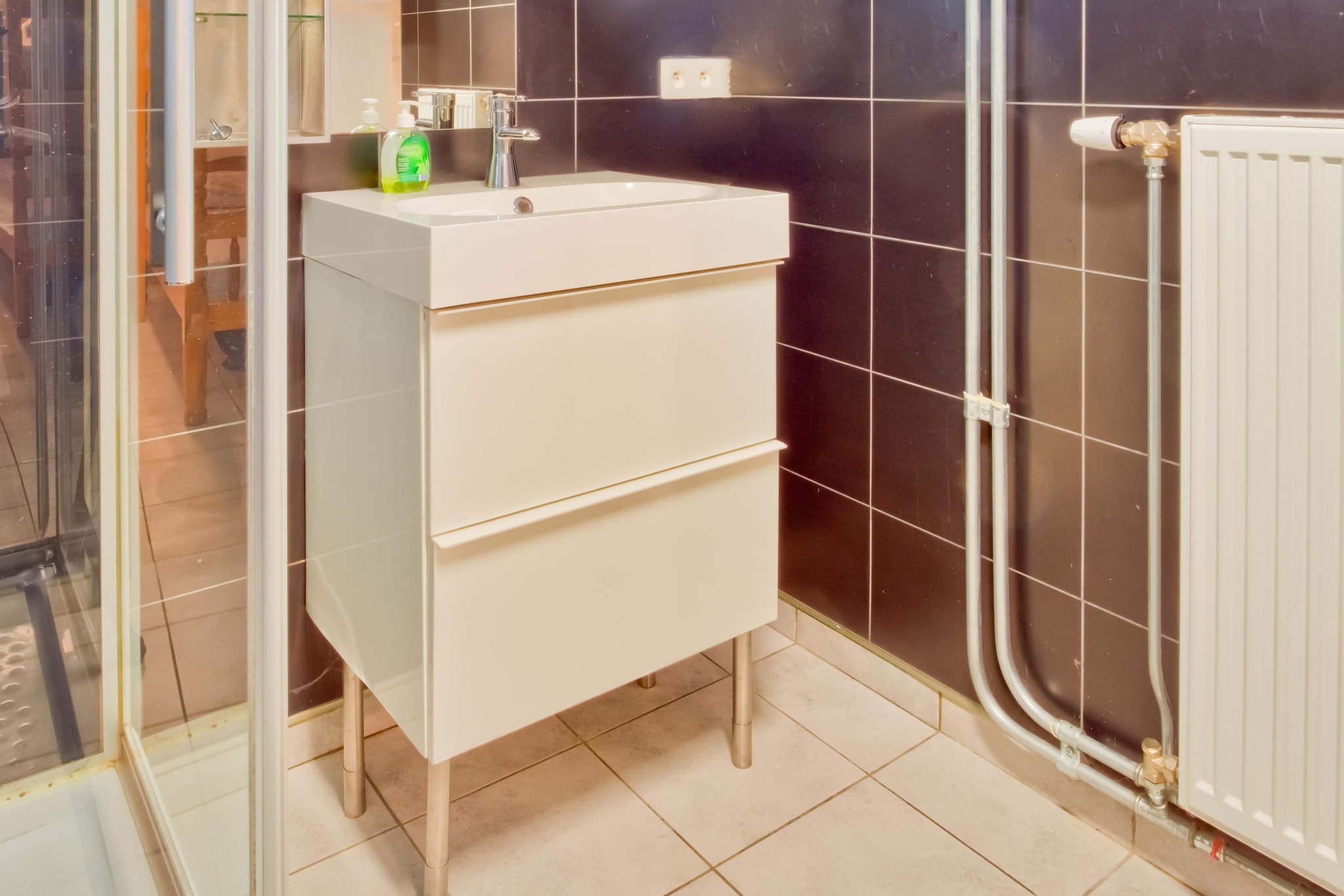 Très belle habitation à Lierneux pour 5 adultes-Salle de bain