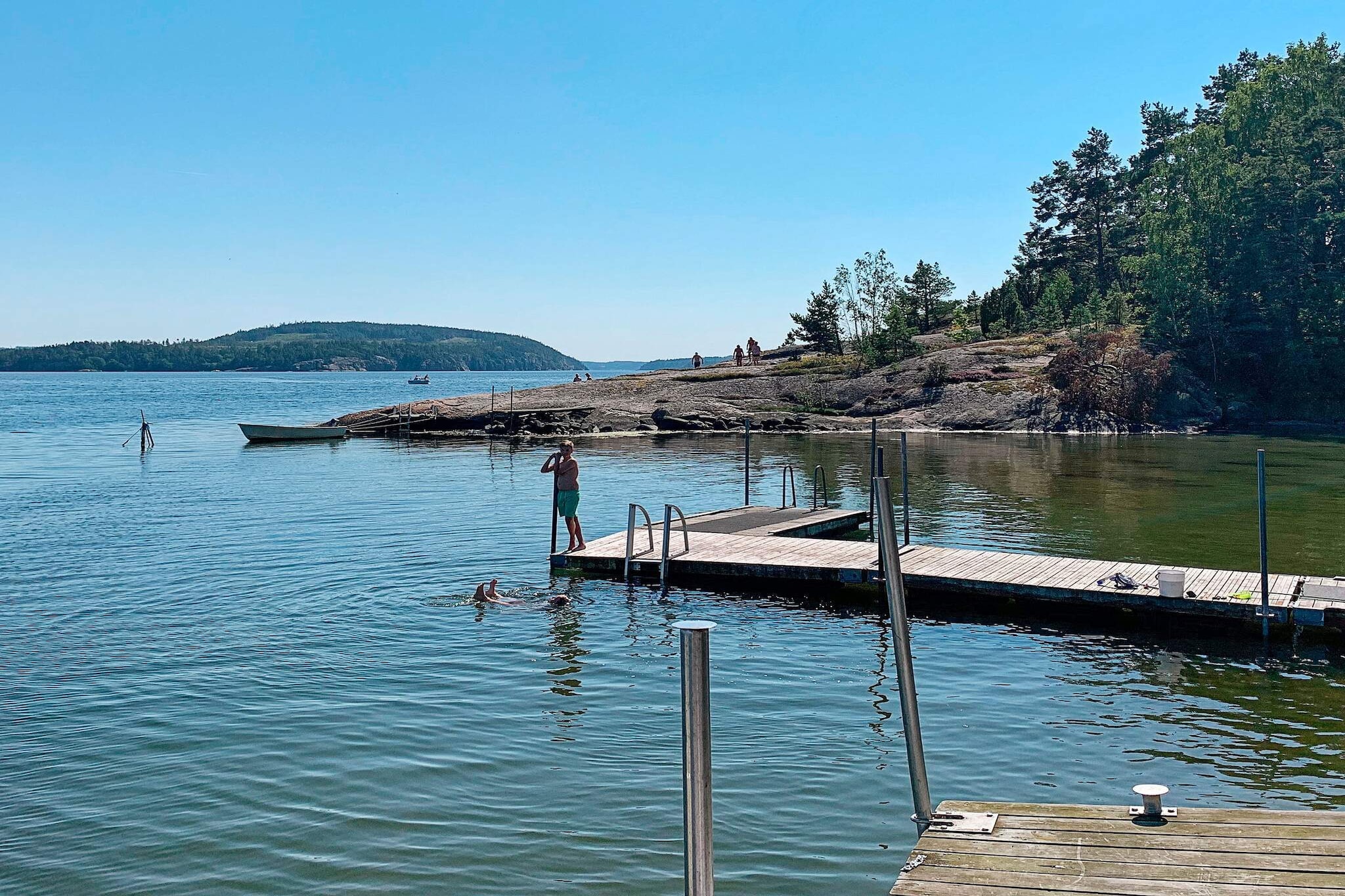 Vakantiehuis aan zee bij Gullmarsfjord - Uitzicht