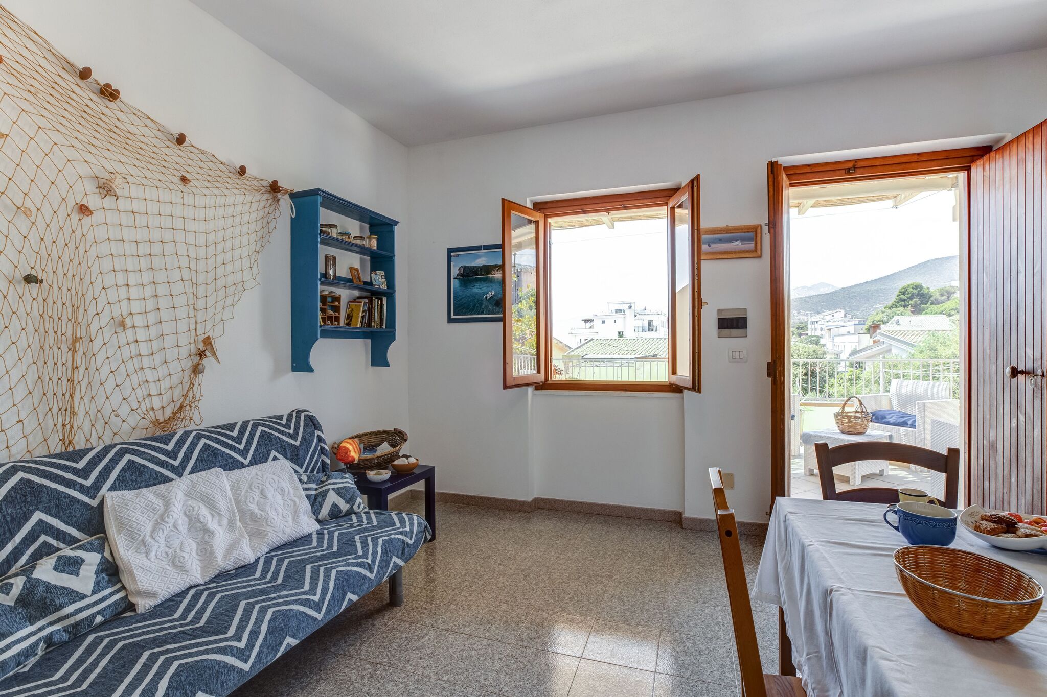 Fijn appartement in Cala Gonone met een balkon