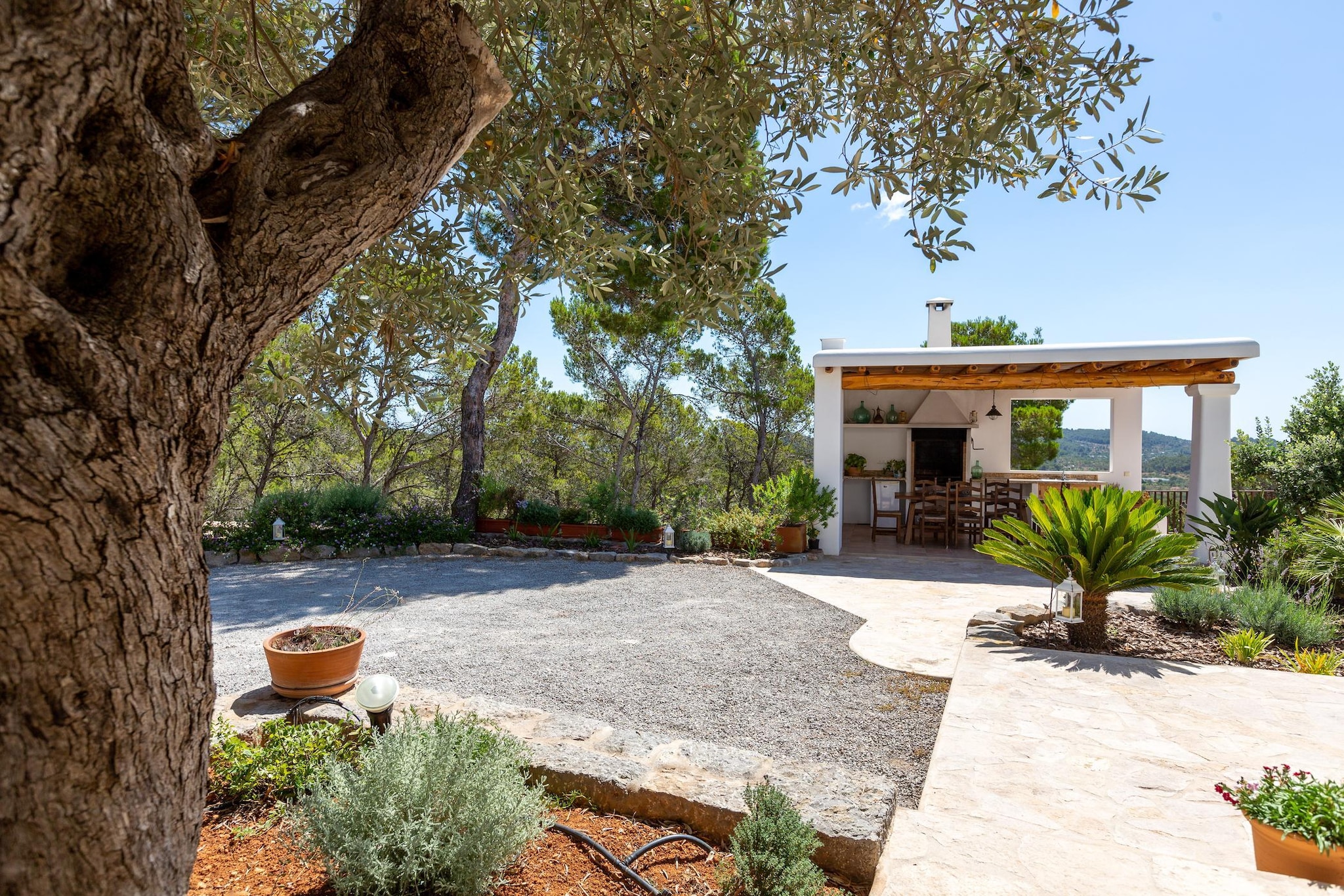 Can Sabina-Tuinen zomer