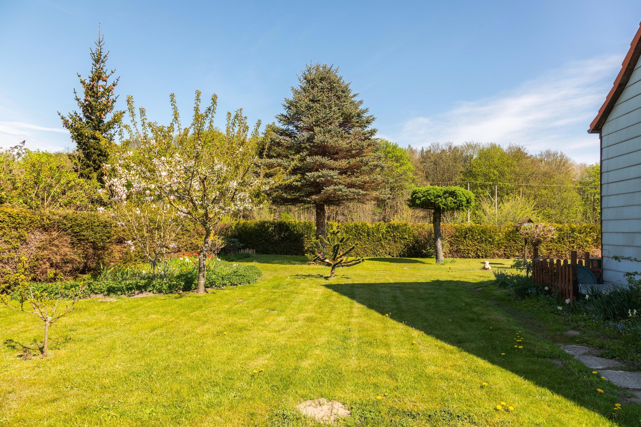 Cosy flat in Niepars with garden