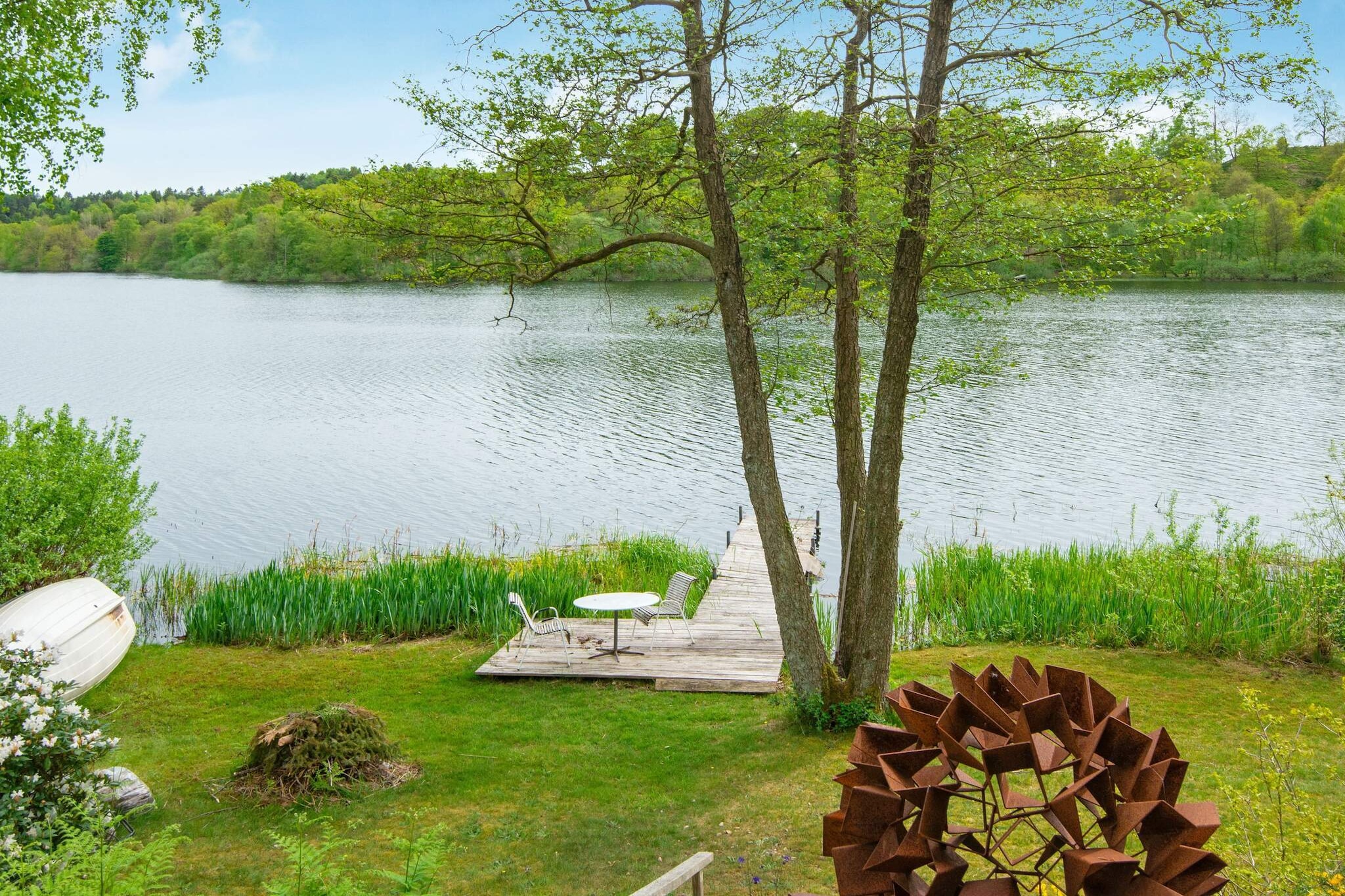 Maison de vacances pour 6 a Bryrup - Vue sur l'eau