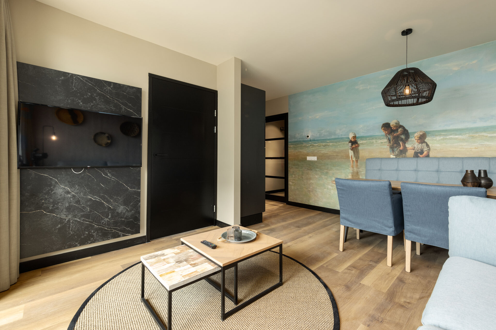 Moderne Wohnung mit Geschirrspüler, Strand 100m.