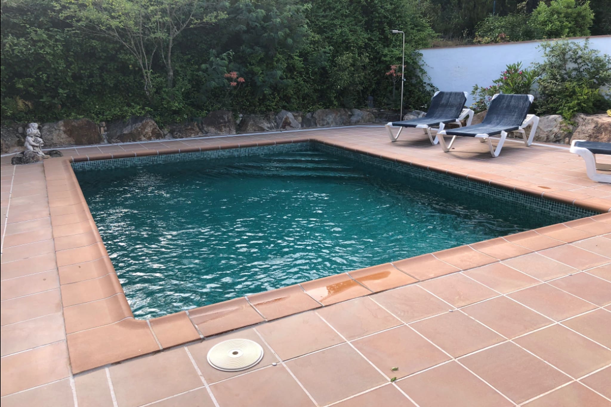 You are at an extremely tranquil place in  Santa Cristina d'Aro in Catalonia Inland where you can soak in the sun on the recliners while having a laid-back day, or can savour a refreshing dive in the private swimming pool and beat the heat in style. You can plan barbecue nights and enjoy delicious grilled food together in the dining area outdoors.

The city centre is 1 km away from where you will also find restaurants. A golf club is only a short drive away. Only a half an hour drive from your stay lies the city of Girona. Massís de les Cadiretes is a beautiful massif in the Spain region at 18 km. Check out the nature preserve Muntanyes de Begur at 33 km.

There is free WiFi in this air-conditioned home and 1 parking spot is available on the premises.

The nearest airport is 25 km away.