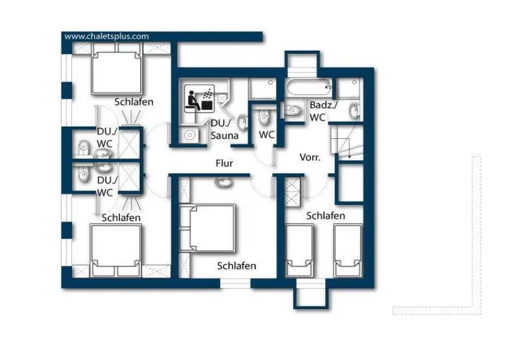 Schöneben Chalet MiJoBa - Floor plan