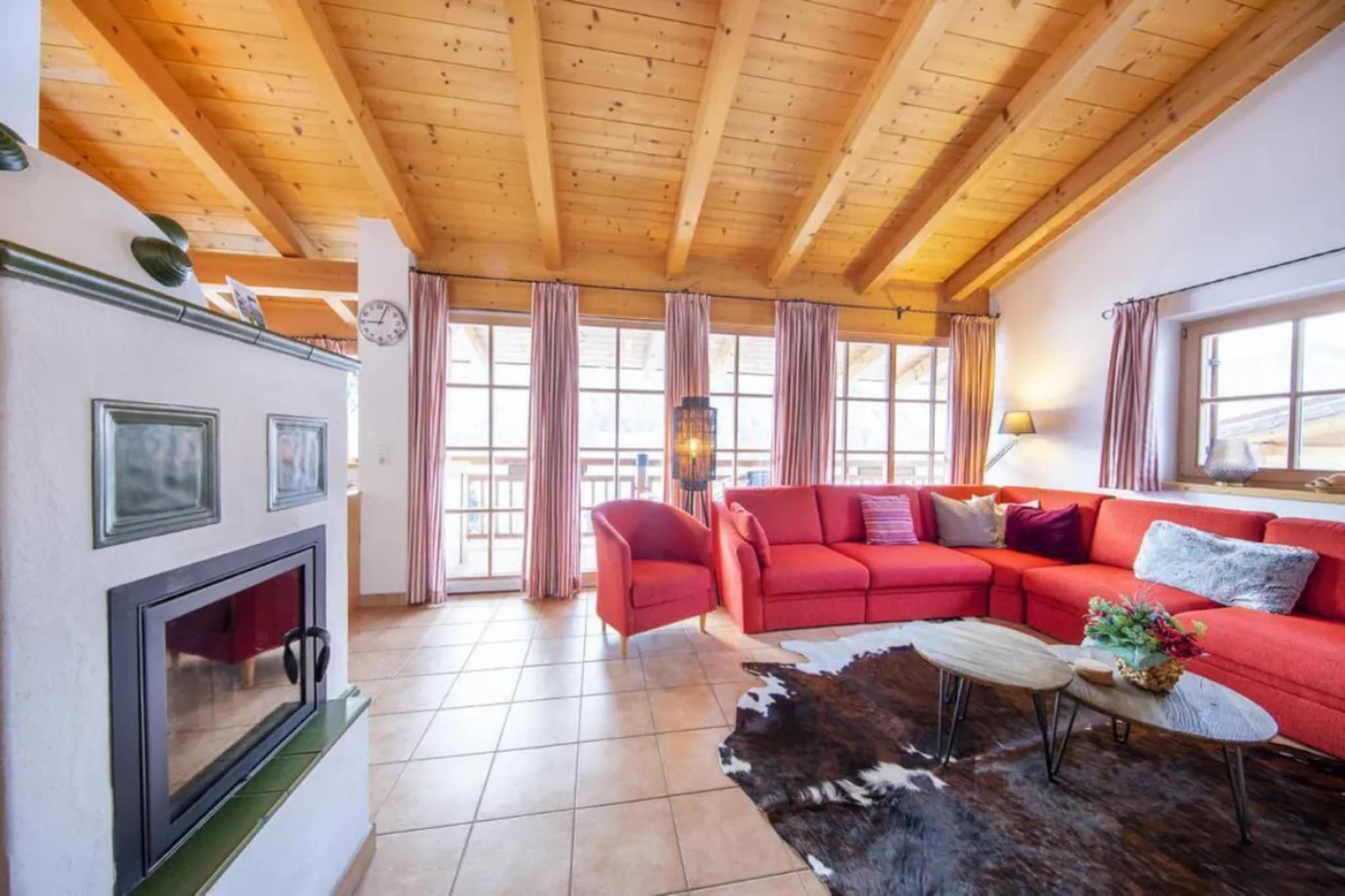 Schöneben Chalet MilKa - Woonkamer