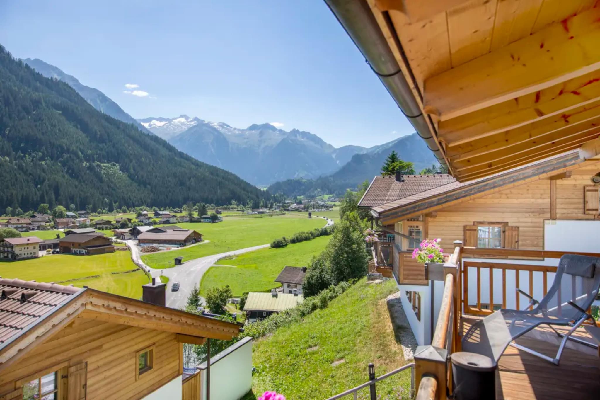 Schöneben Chalet MilKa - Uitzicht zomer