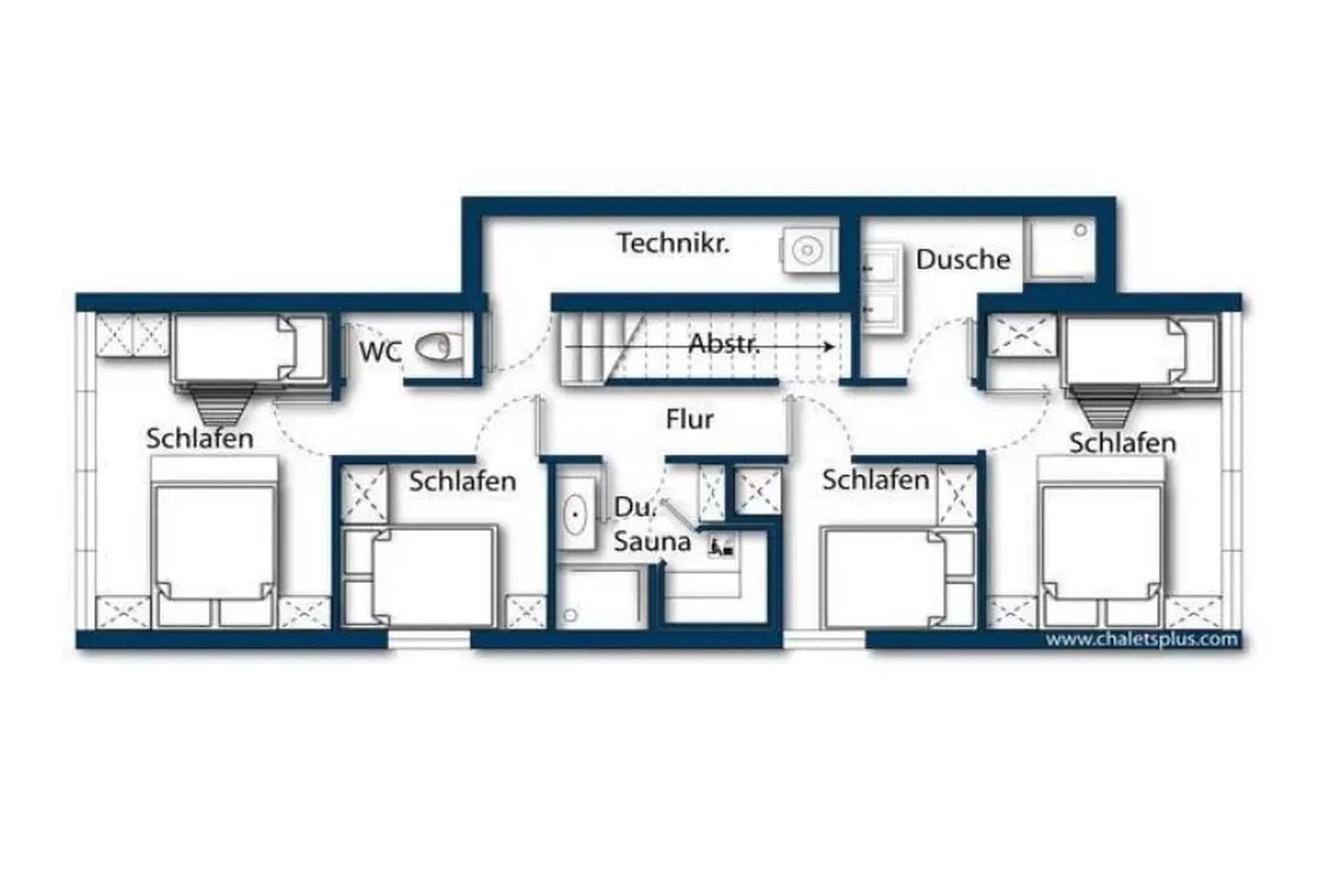 Schöneben Chalet Schneerose - Plattegrond