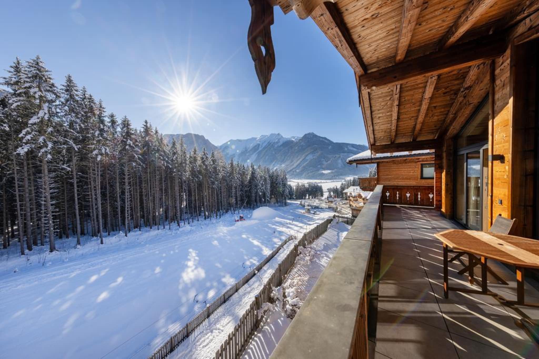 Nationalpark Chalet Achkogel-Uitzicht zomer