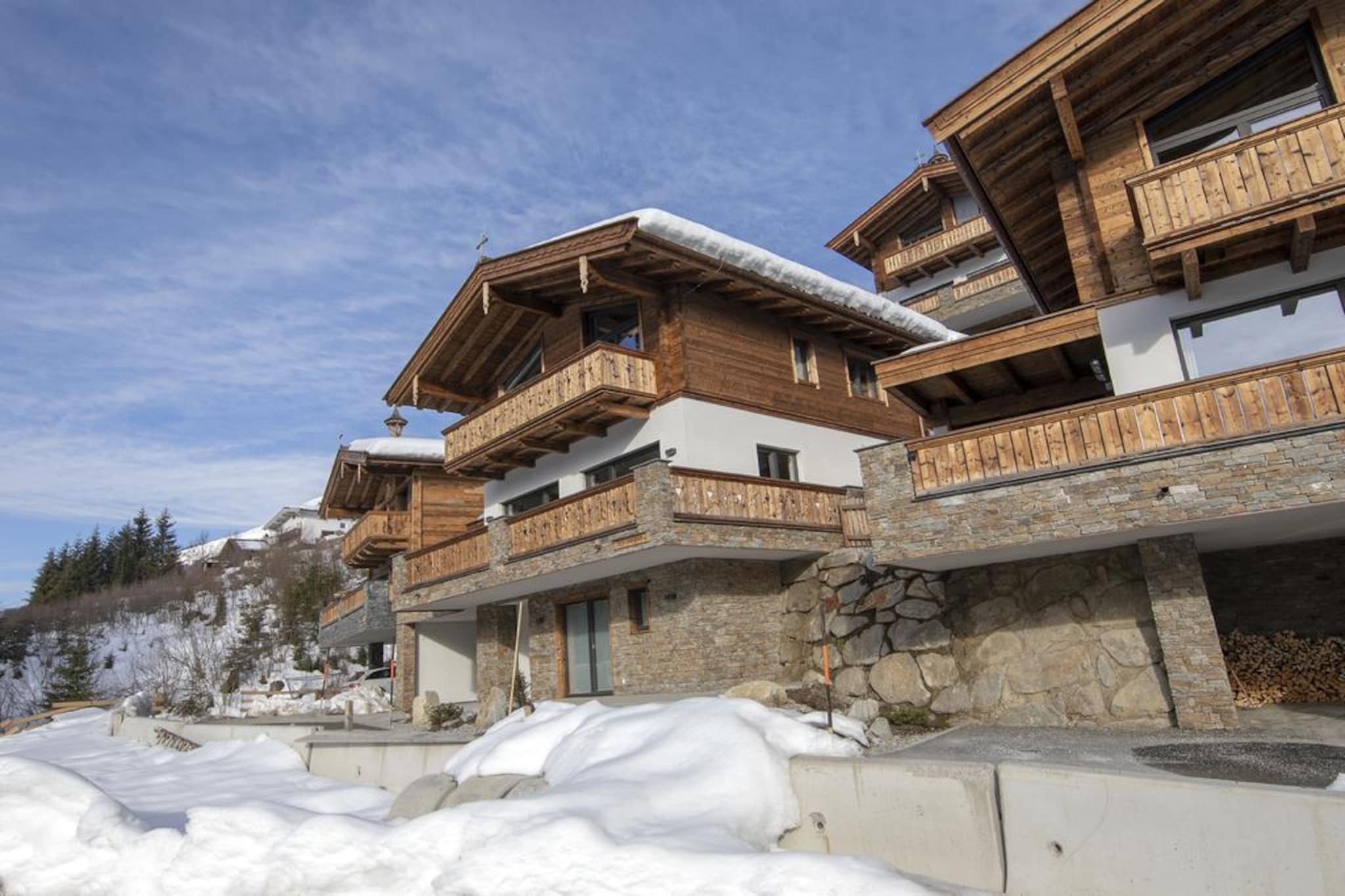 Nationalpark Chalet Arventalspitze-Exterieur winter