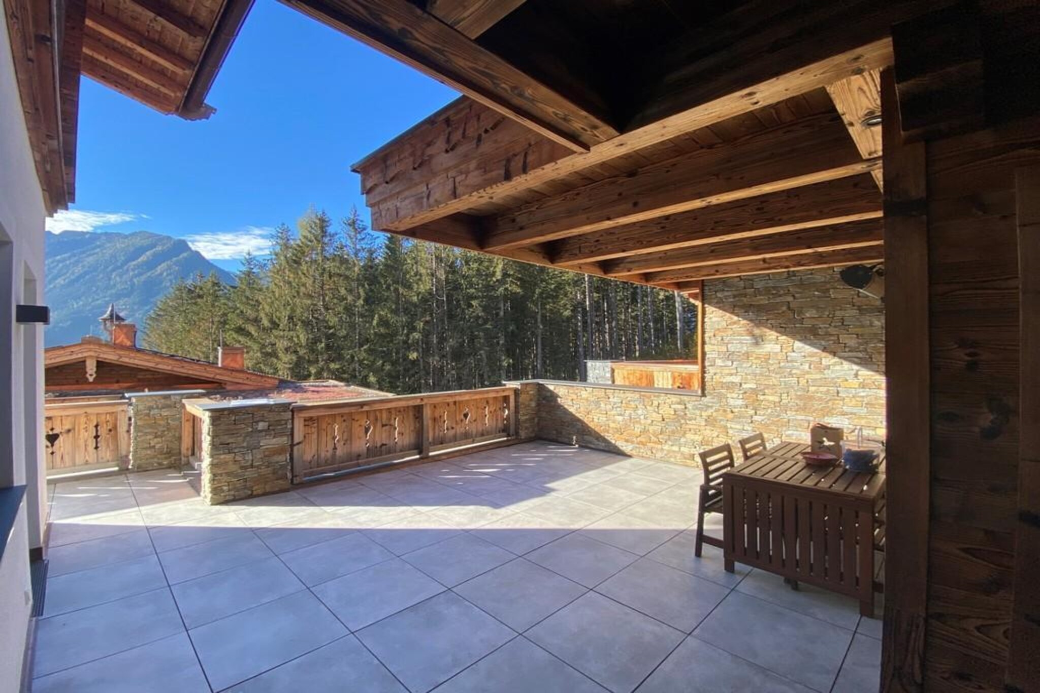 Nationalpark Chalet Arventalspitze-Terrasbalkon