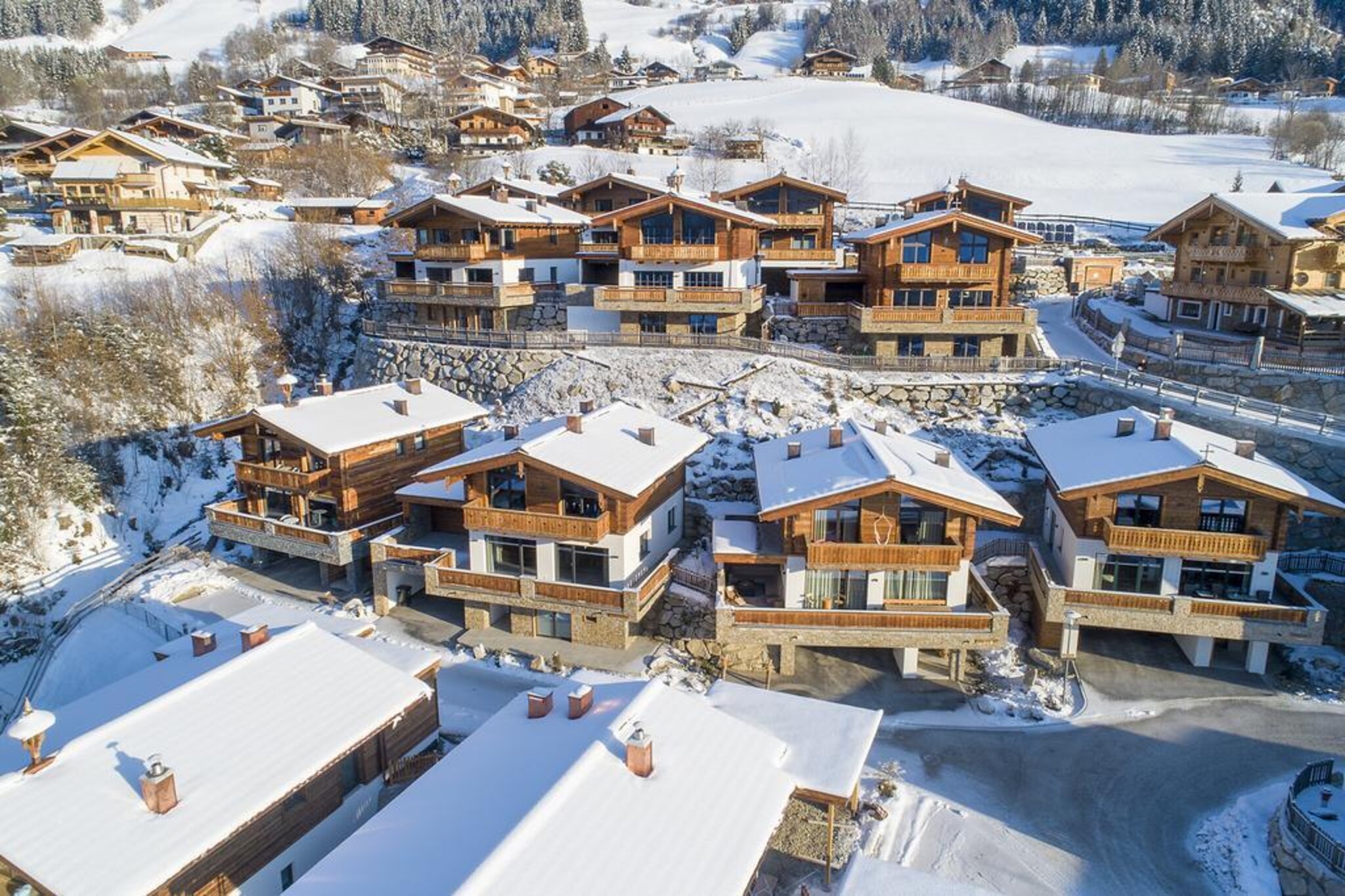 Nationalpark Chalet Arventalspitze-Exterieur winter
