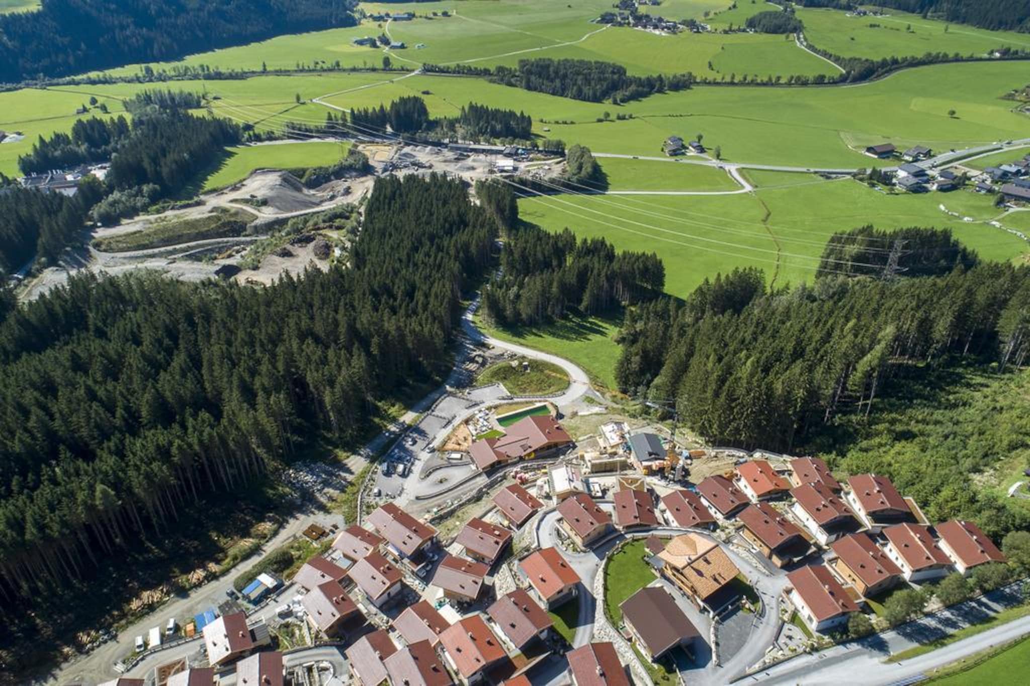 Nationalpark Chalet Arventalspitze-Gebieden zomer 1km