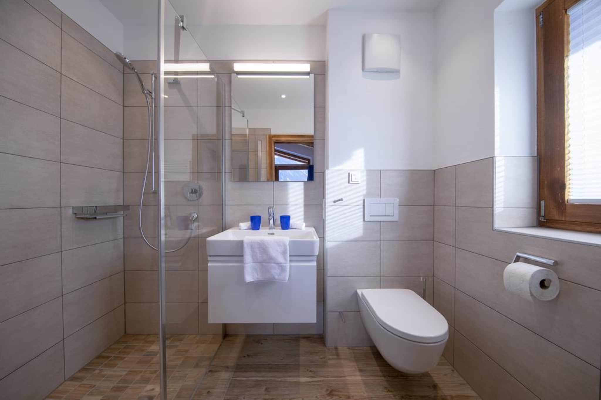 Nationalpark Chalet Arventalspitze-Badkamer