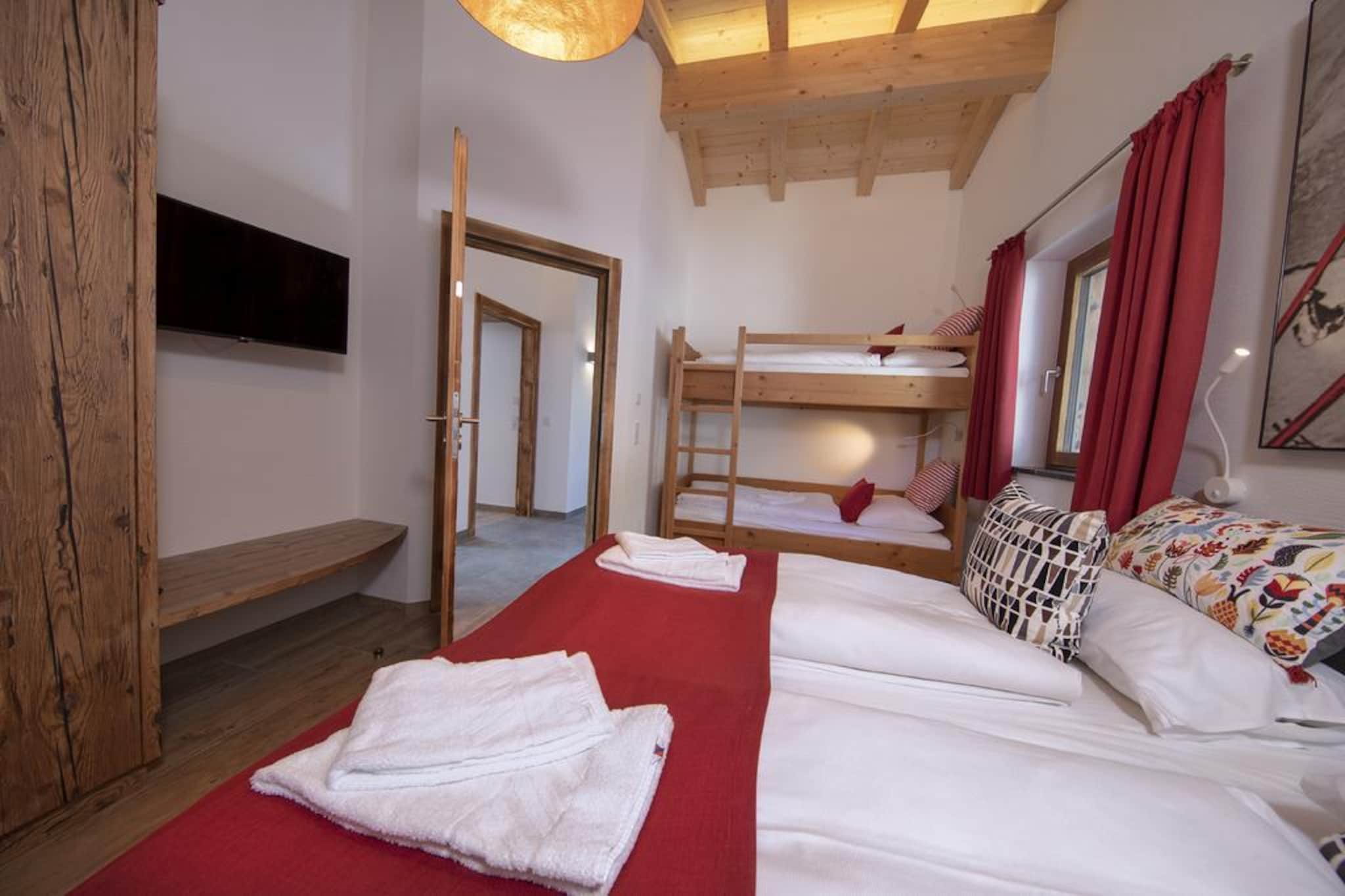 Nationalpark Chalet Arventalspitze-Slaapkamer