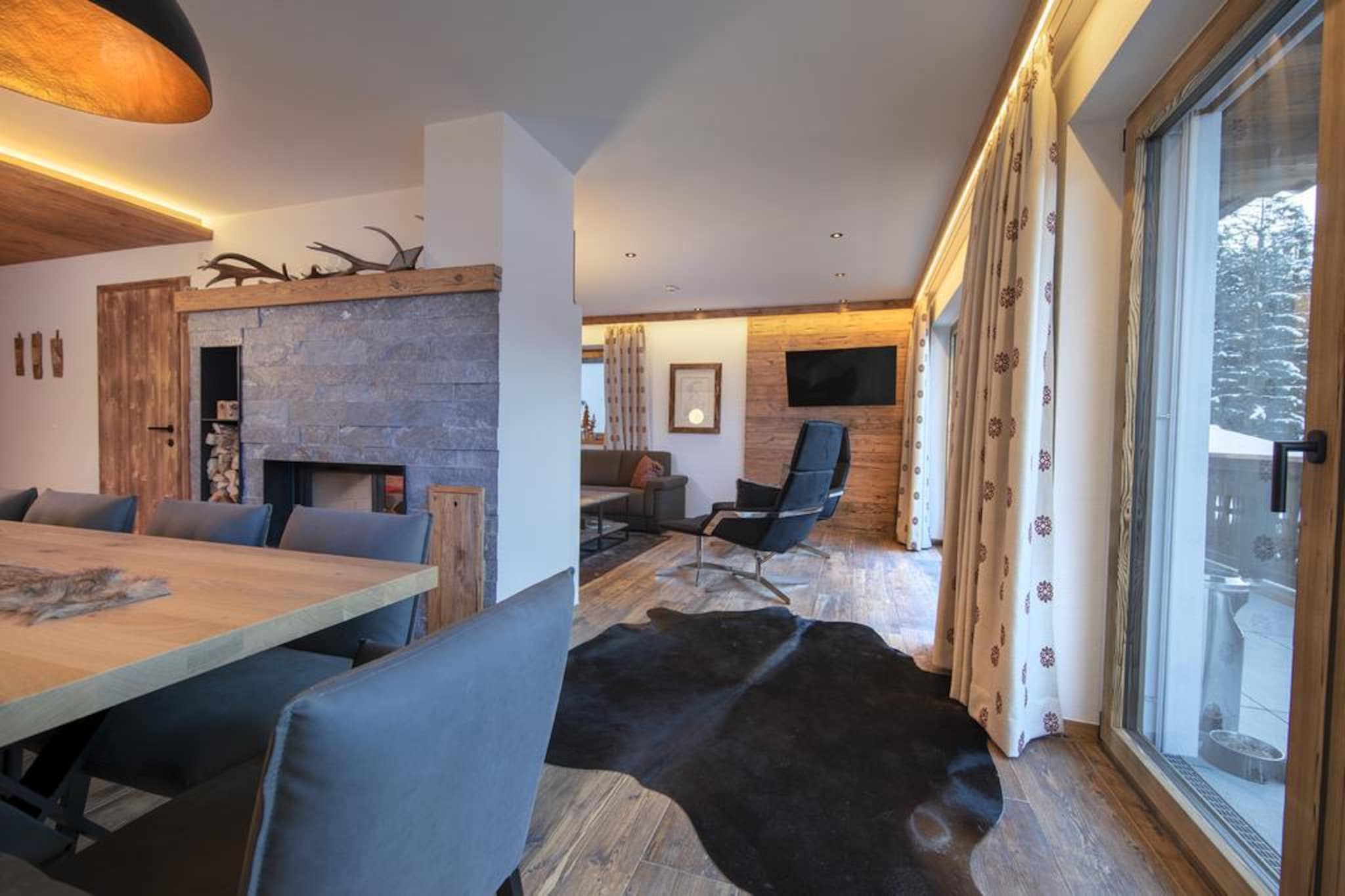 Nationalpark Chalet Jagdhausspitze-Woonkamer