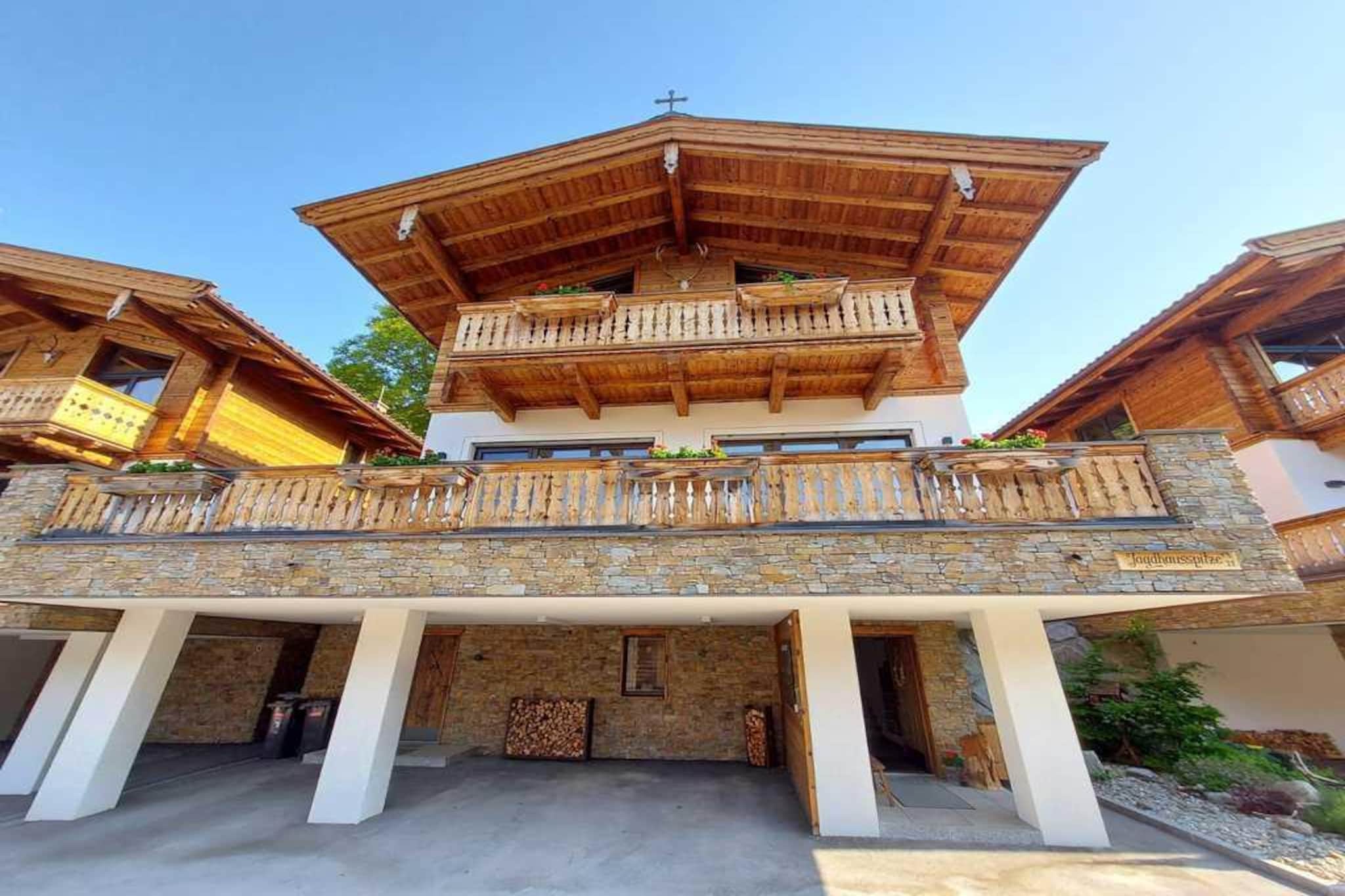 Nationalpark Chalet Jagdhausspitze-Buitenkant zomer